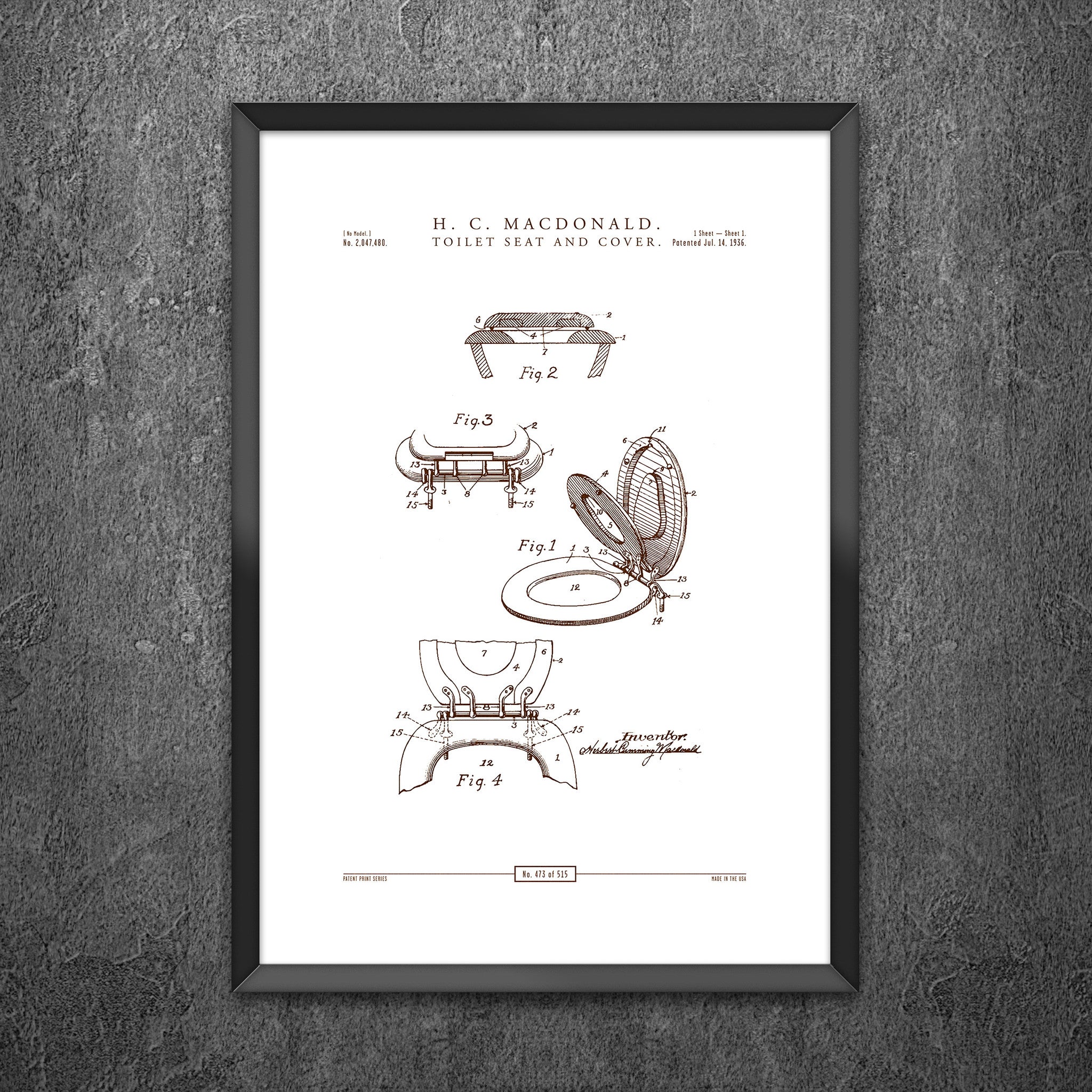 No 473 - Toilet Seat and Cover