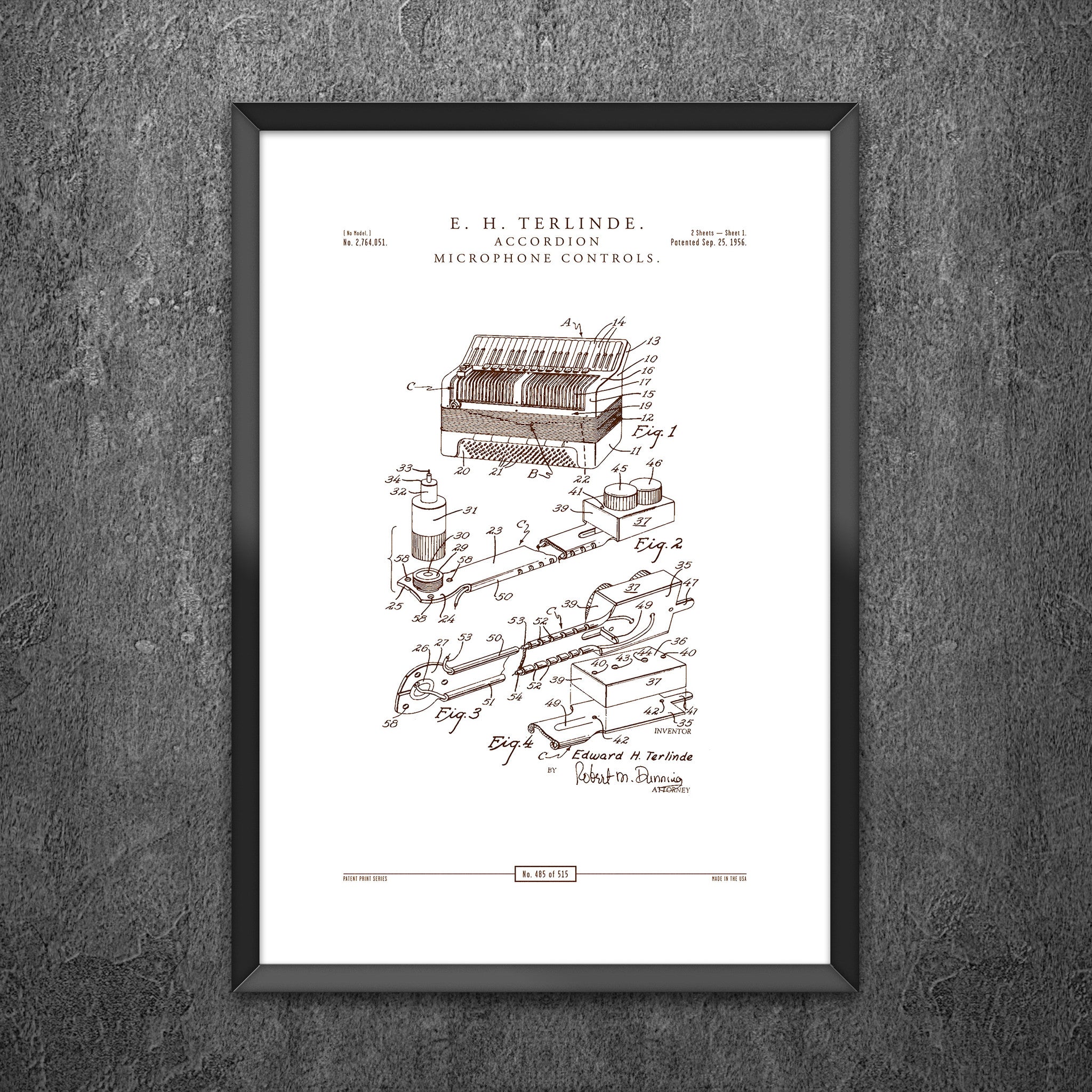 No 485 - Accordion Microphone Controls