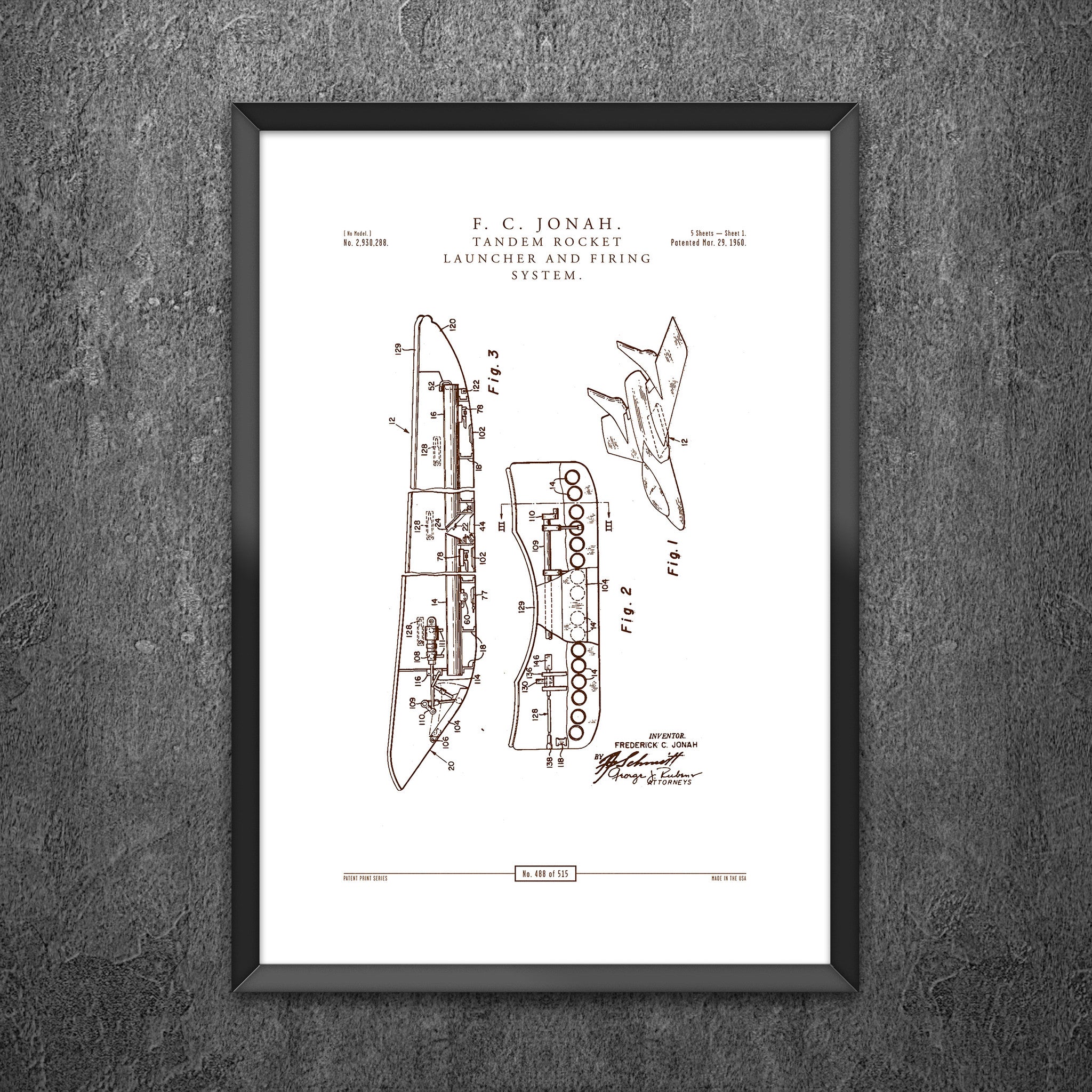 No 488 - Tandem Rocket Launcher and Firing System