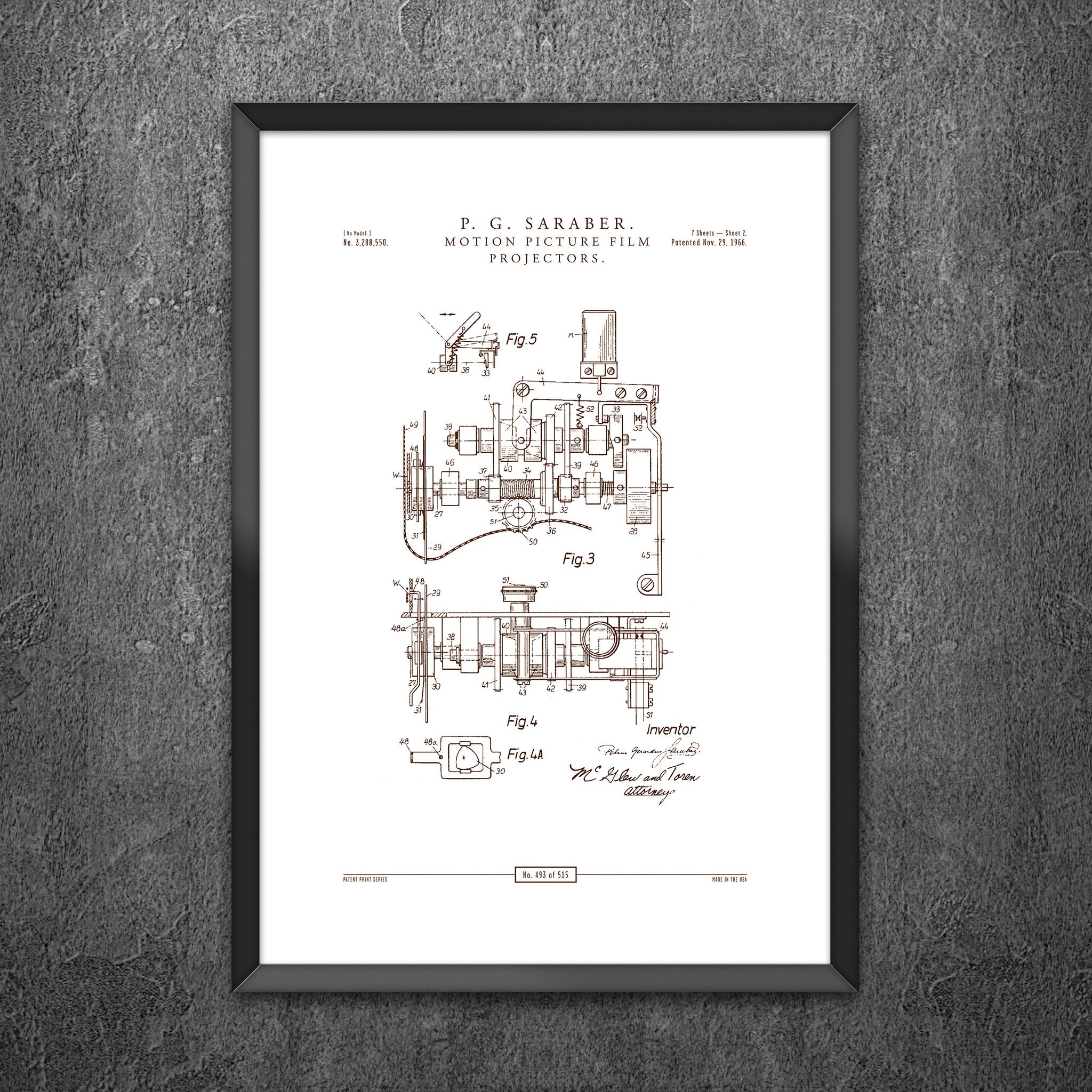 No 493 - Motion Picture Film Projectors