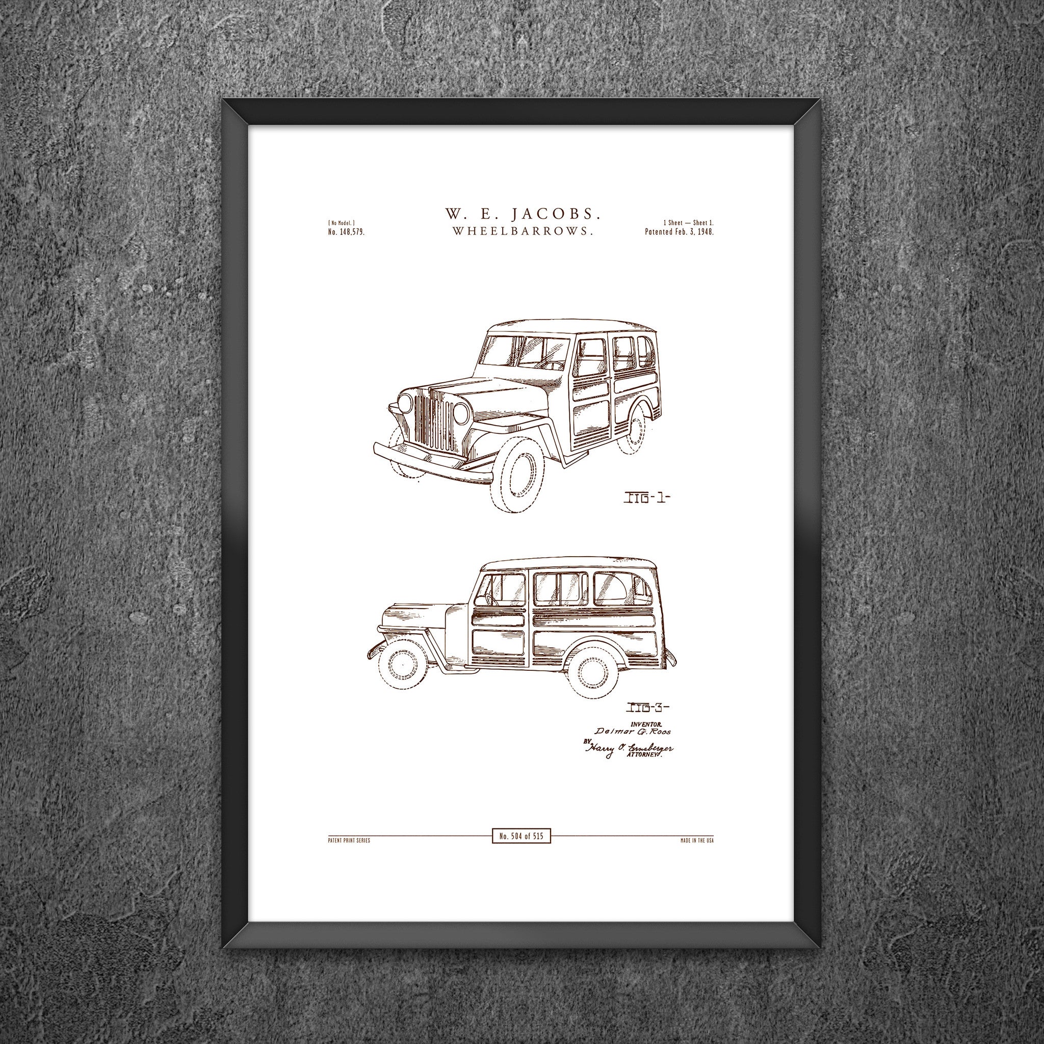 No 504 - Design for an Automobile Station Wagon