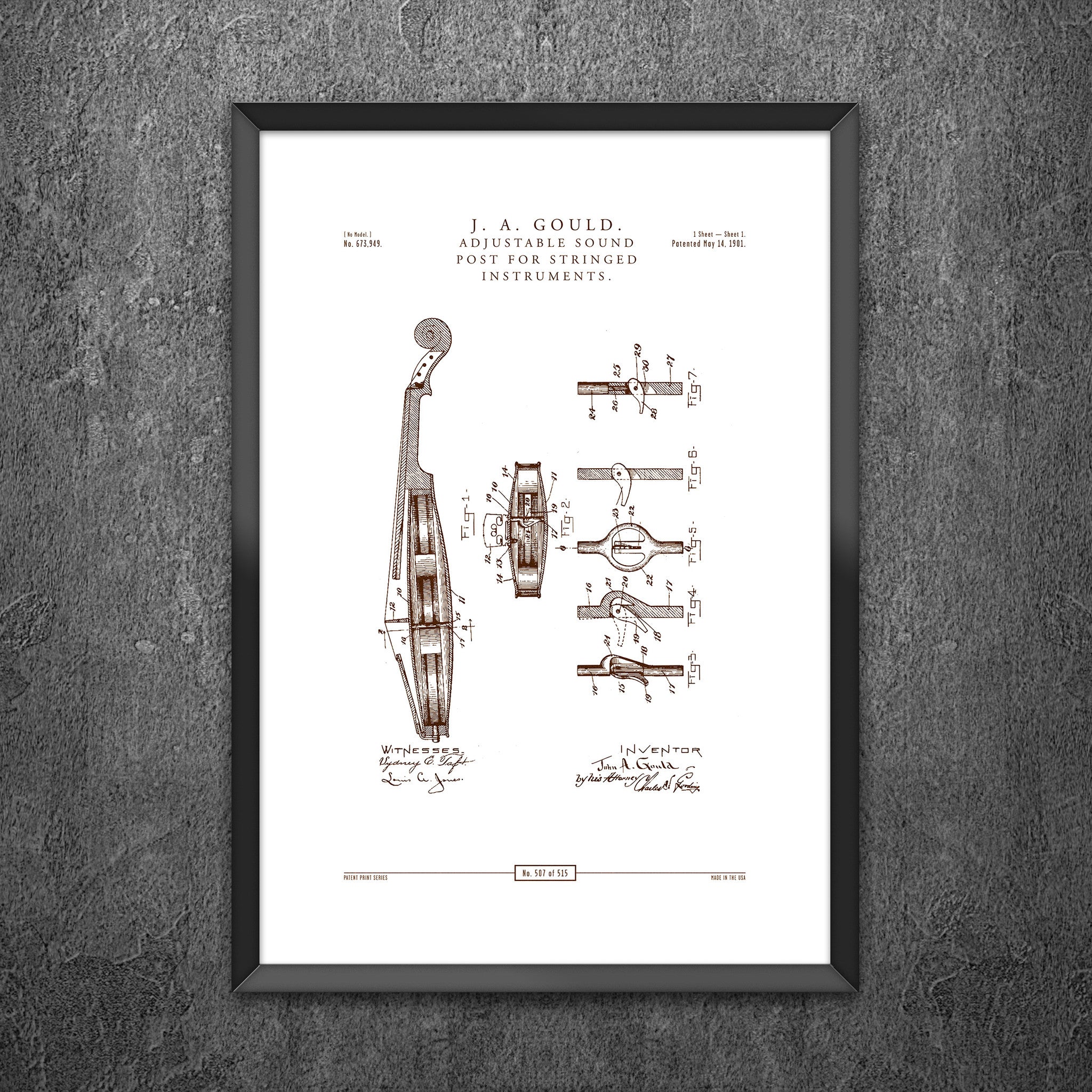 No 507 - Adjustable Sound Post for Stringed Instruments
