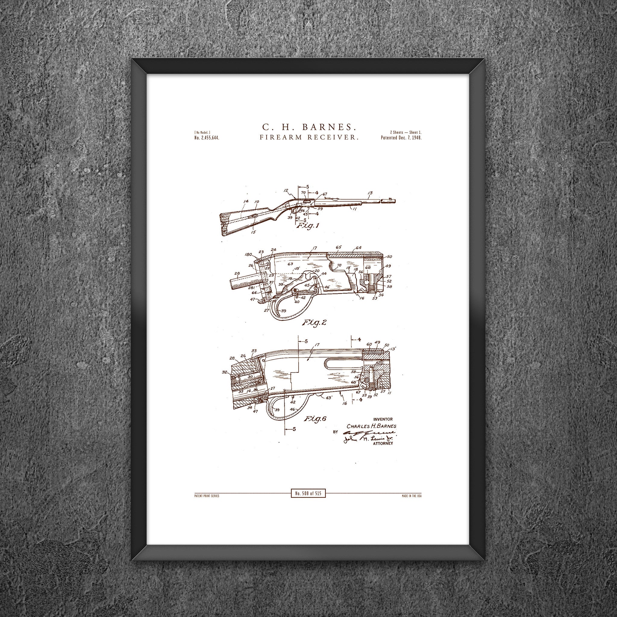 No 508 - Firearm Receiver
