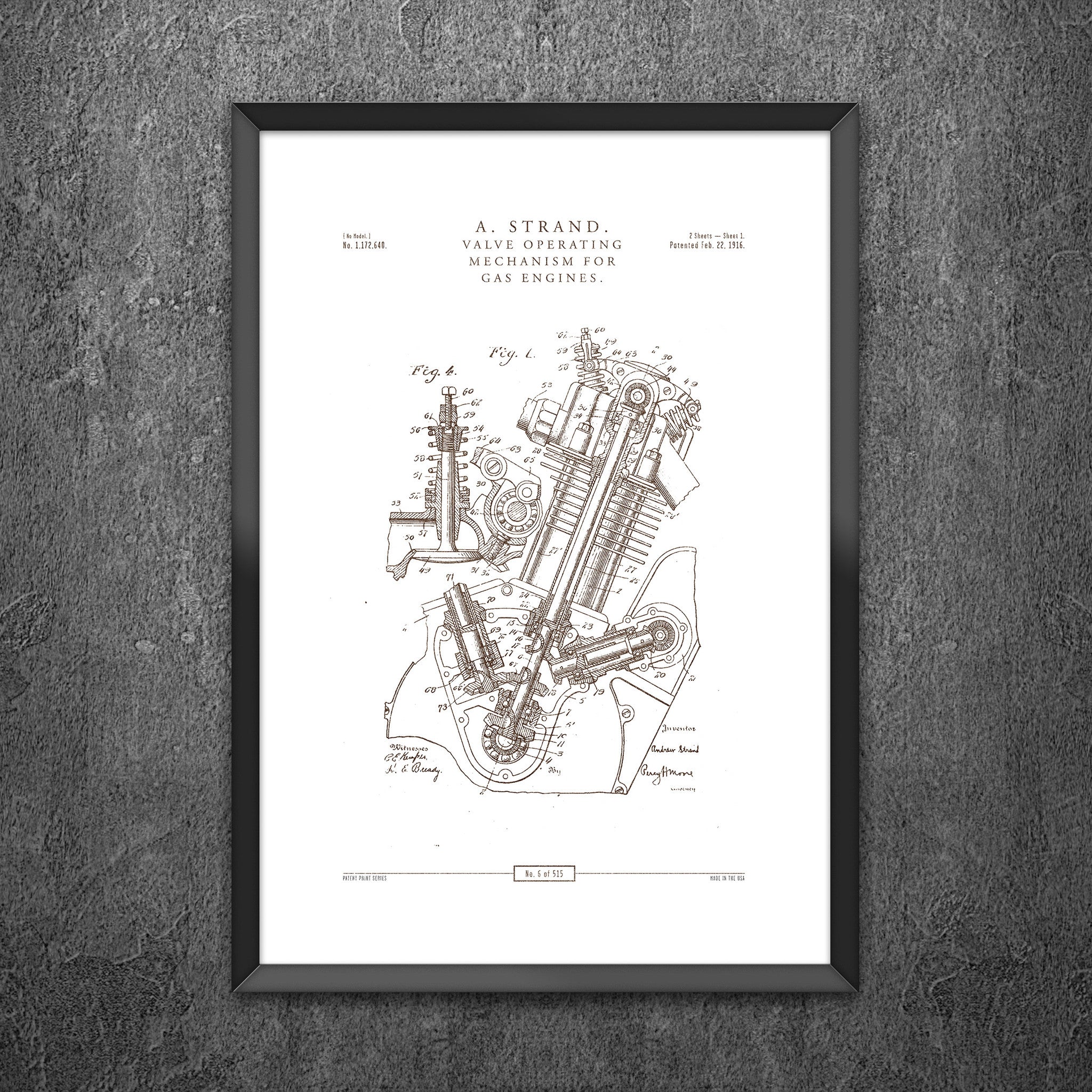 No 6 - Value Operating Mechanism for Gas Engines