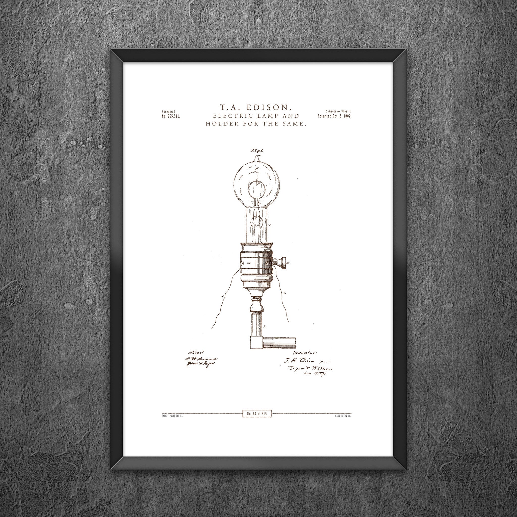 No 64 - Electric Lamp and Holder