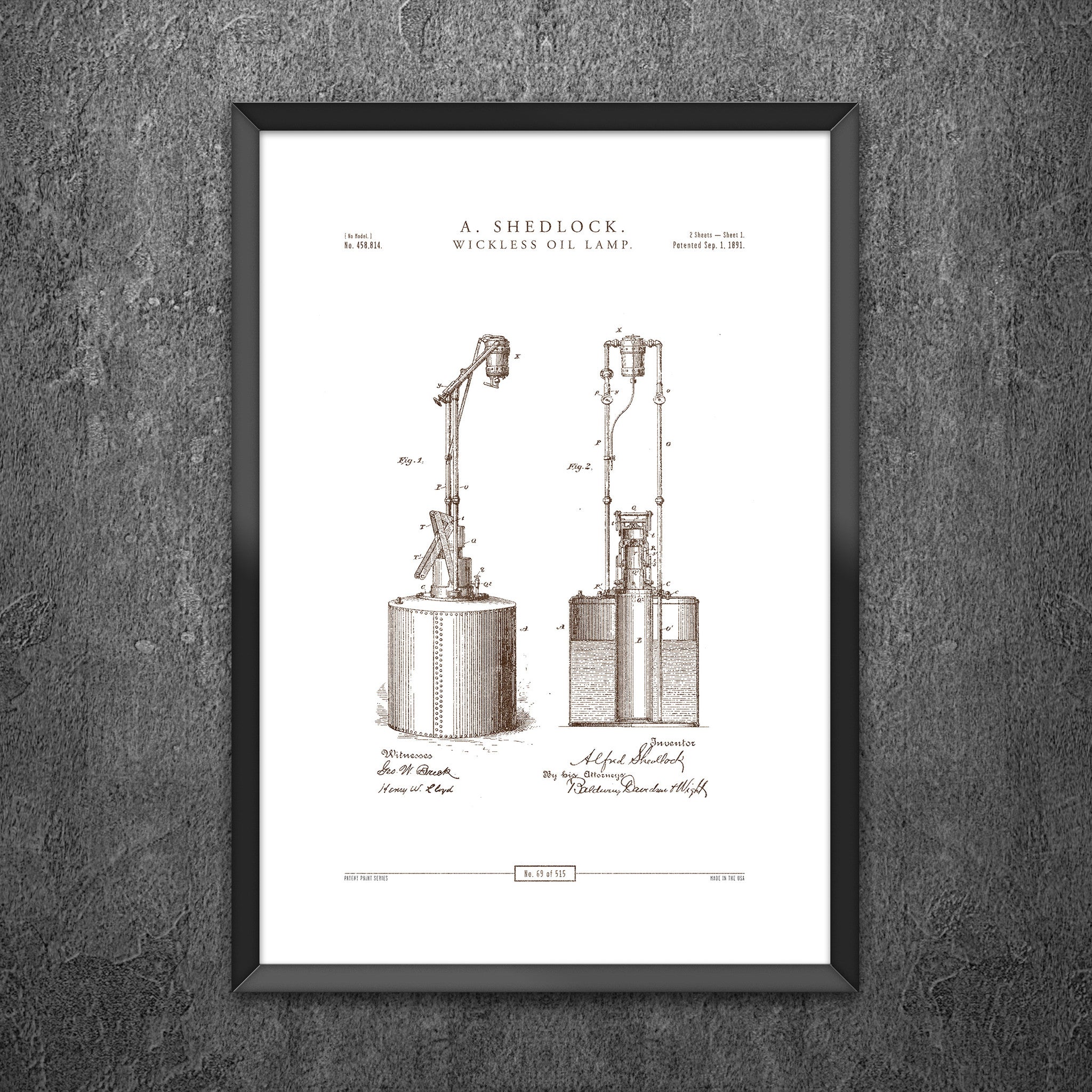 No 69 - Wickless Oil Lamp