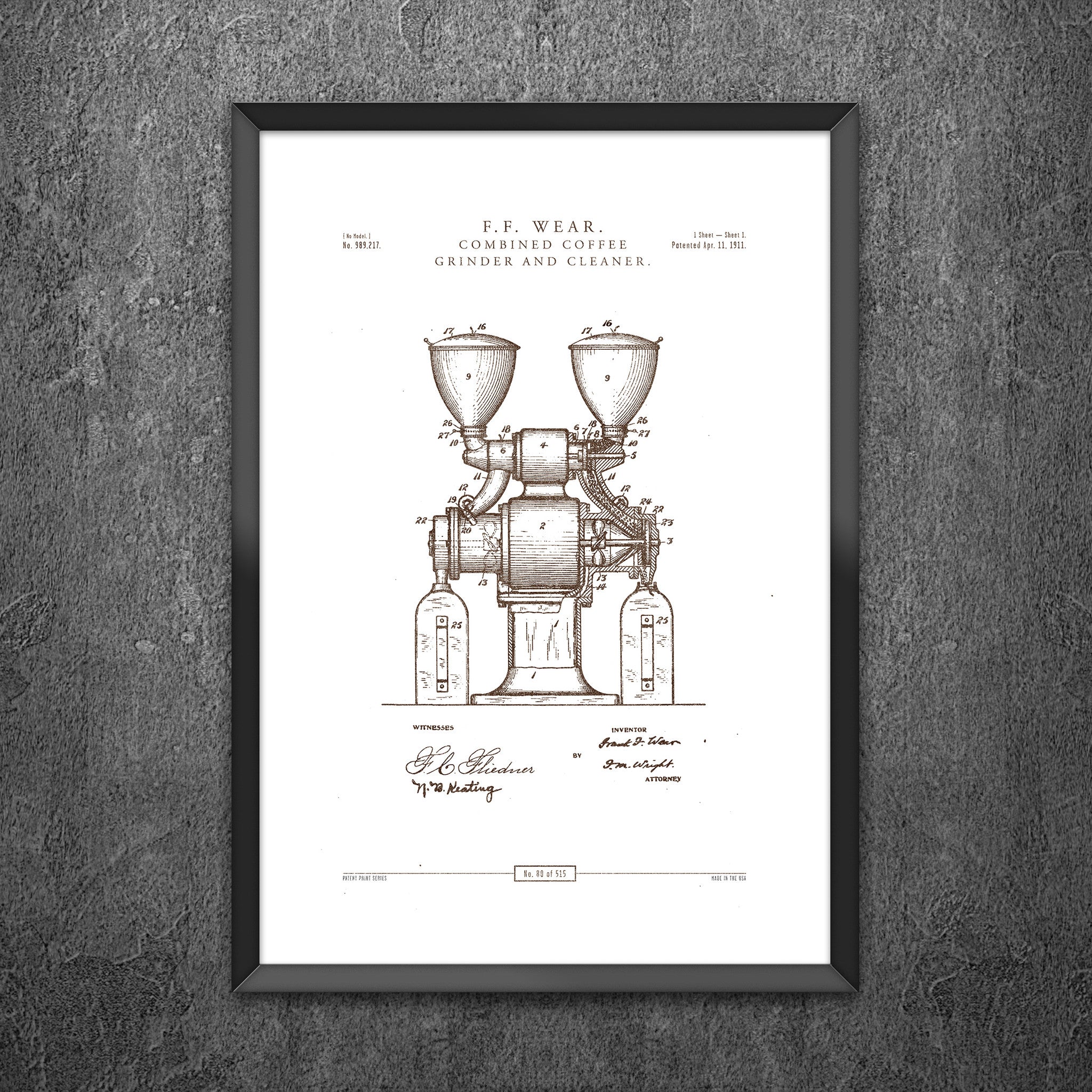 No 80 - Combined Coffee Grinder and Cleaner