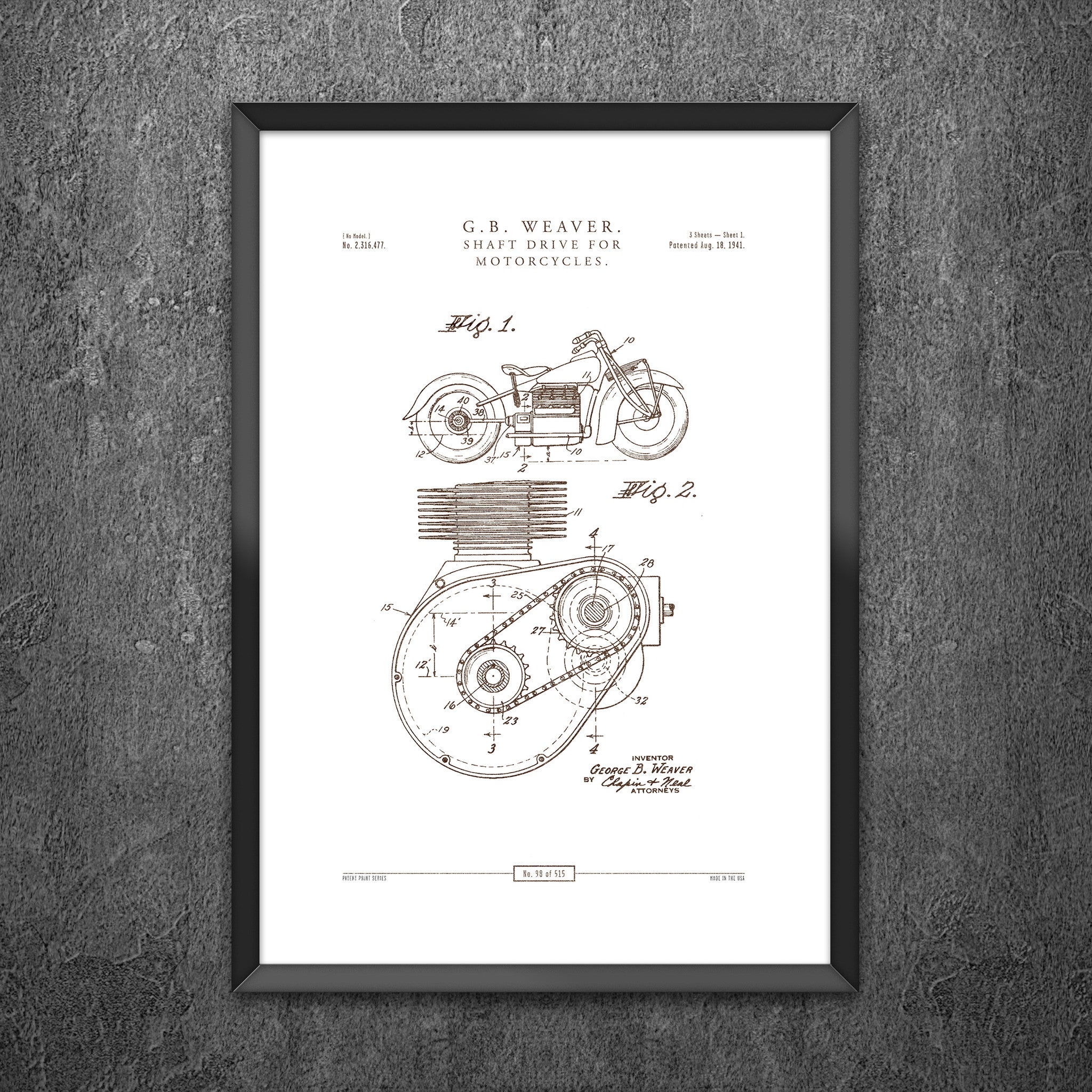 No 98 - Shaft Drive for Motorcycle