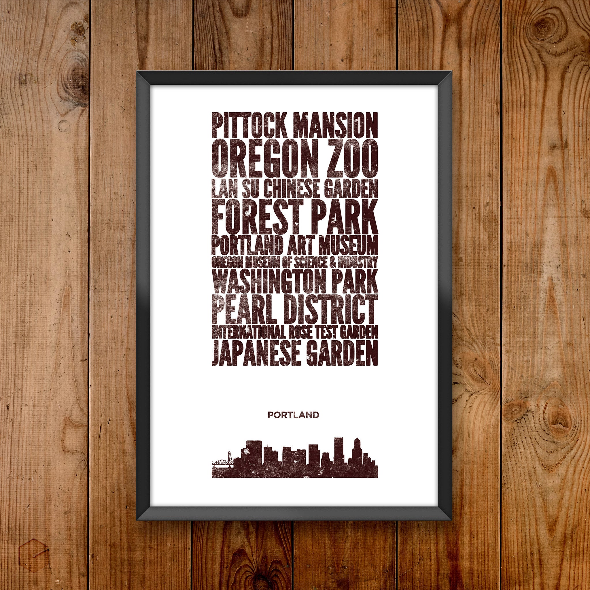 Portland City Print