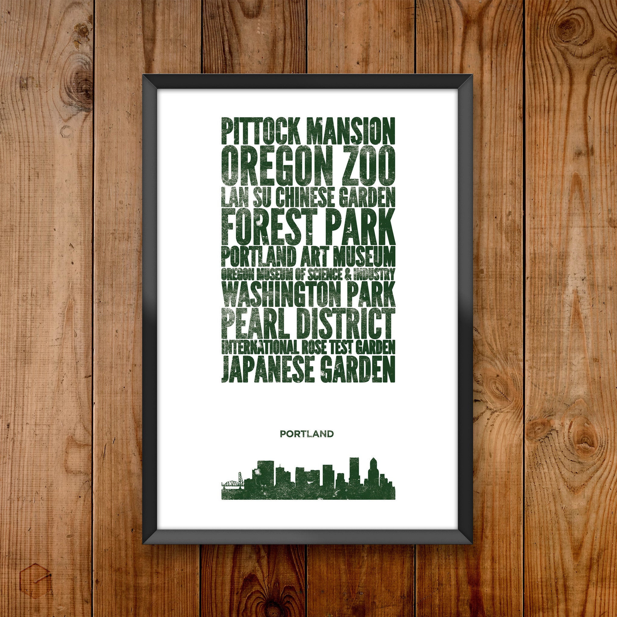 Portland City Print
