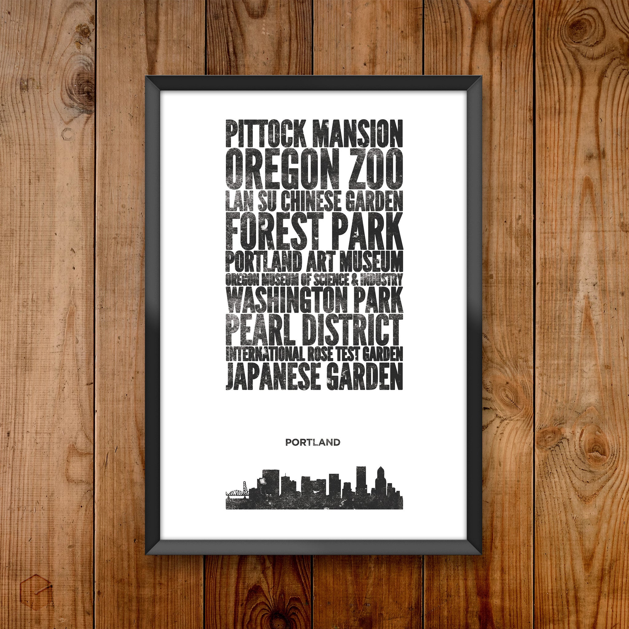 Portland City Print