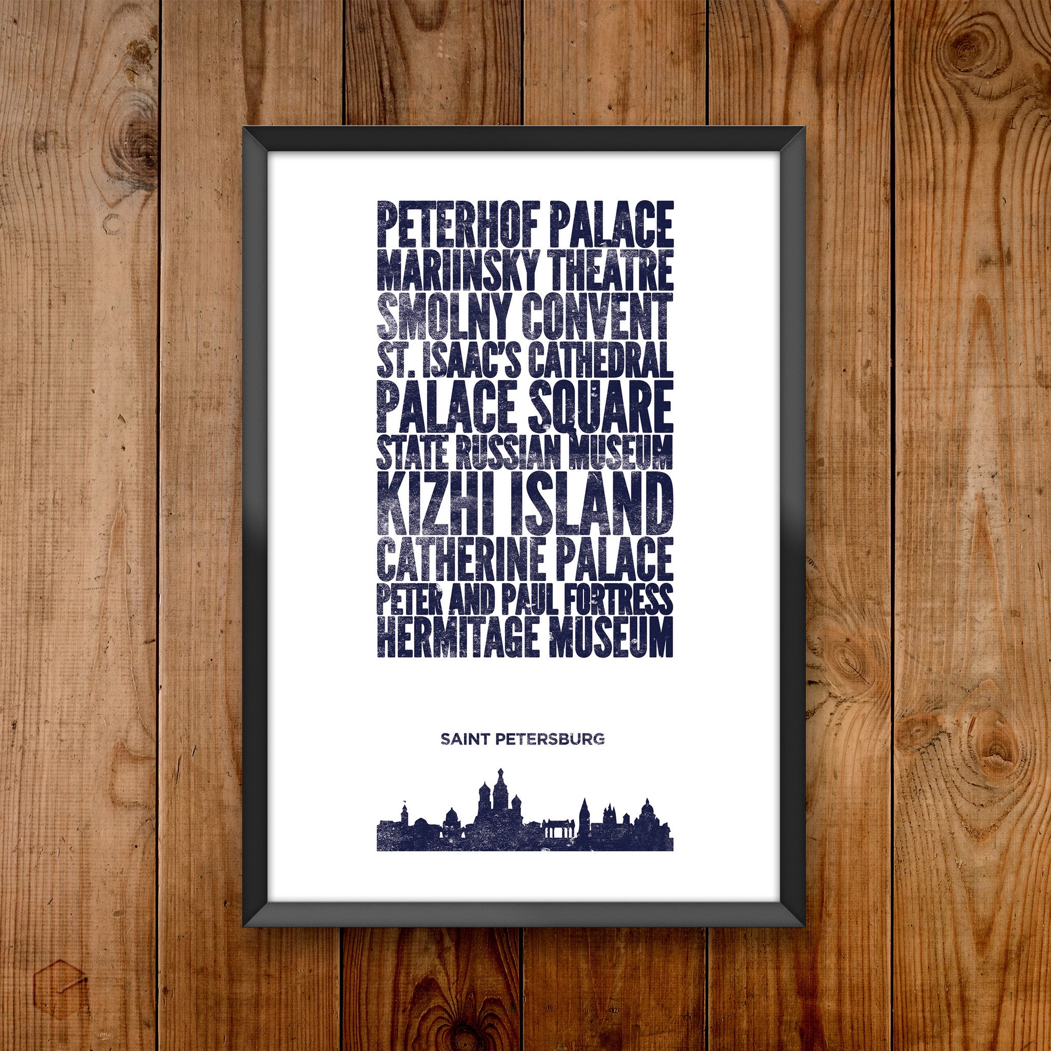 Saint Petersburg City Print