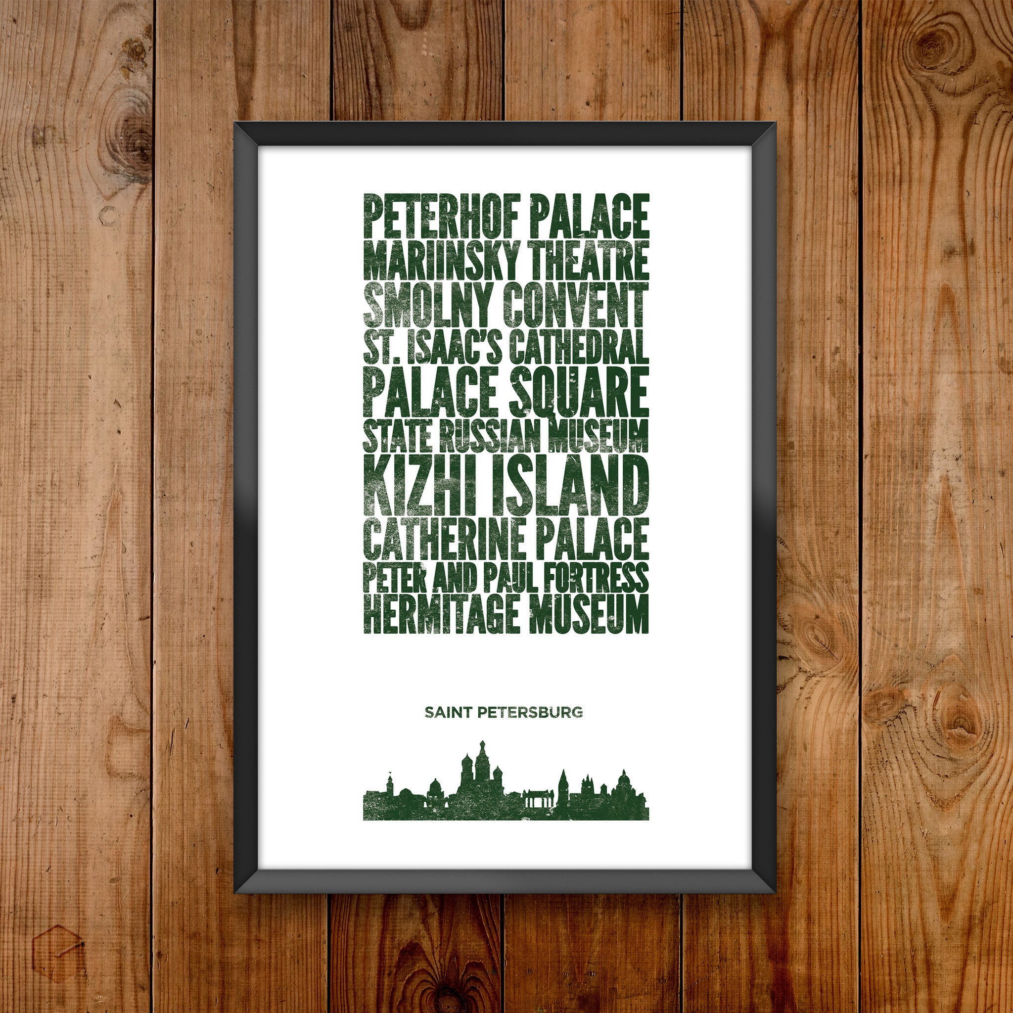 Saint Petersburg City Print