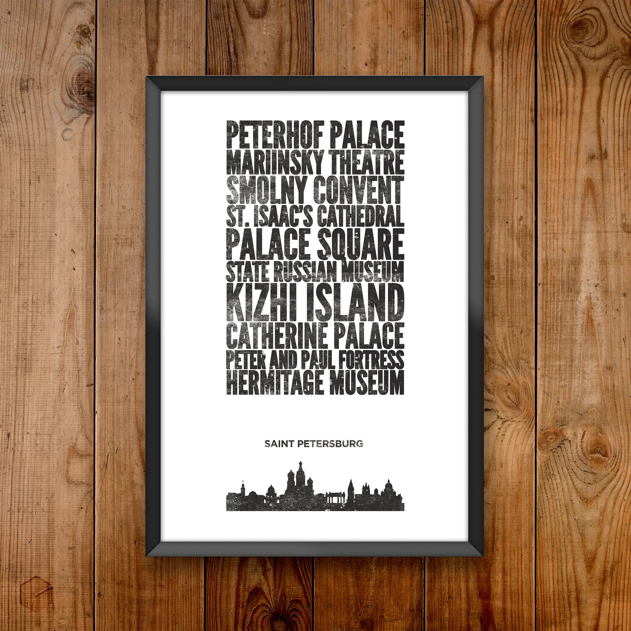 Saint Petersburg City Print