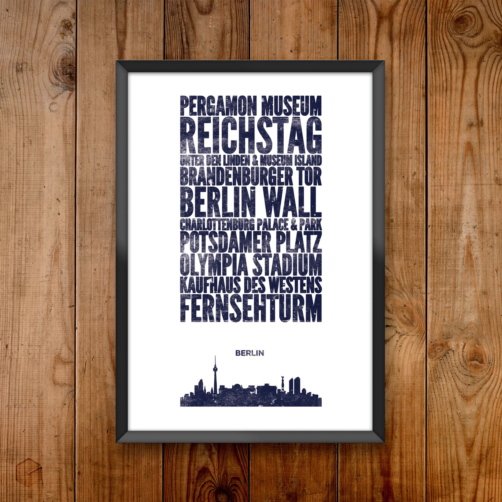 Berlin City Print