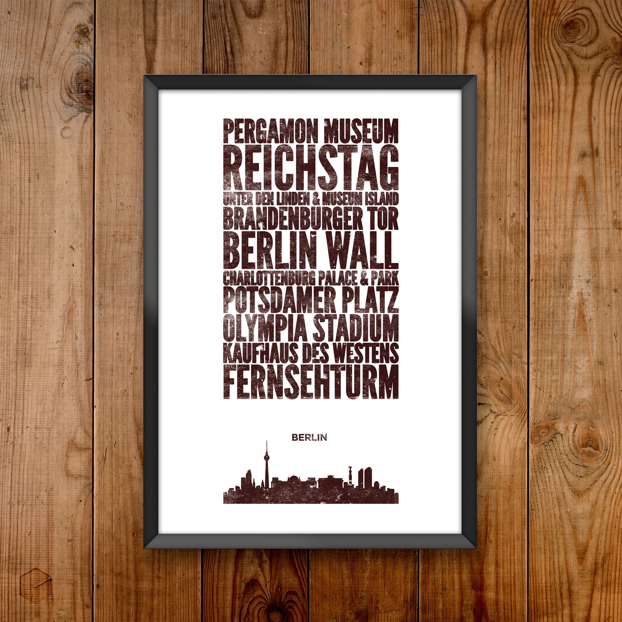 Berlin City Print