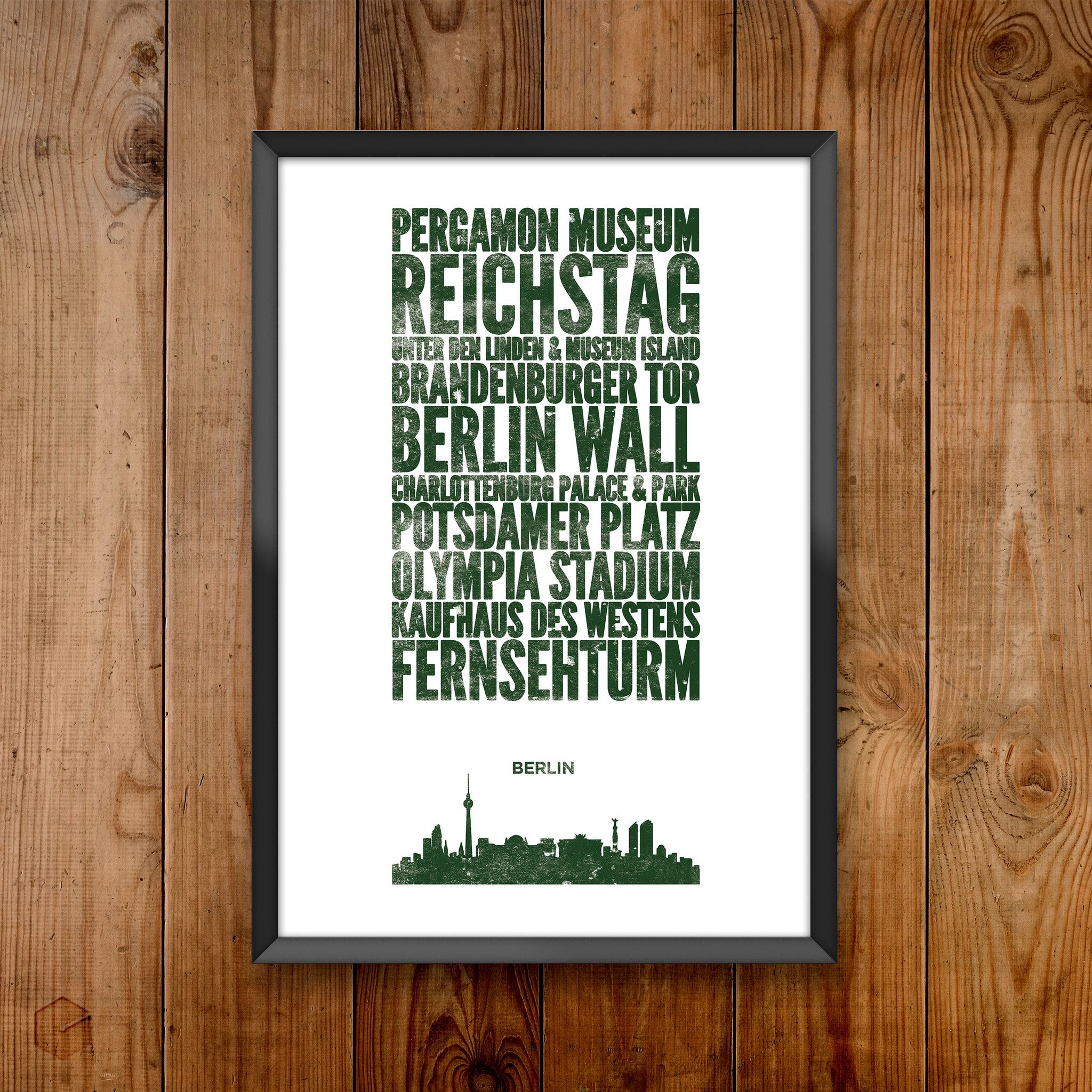 Berlin City Print