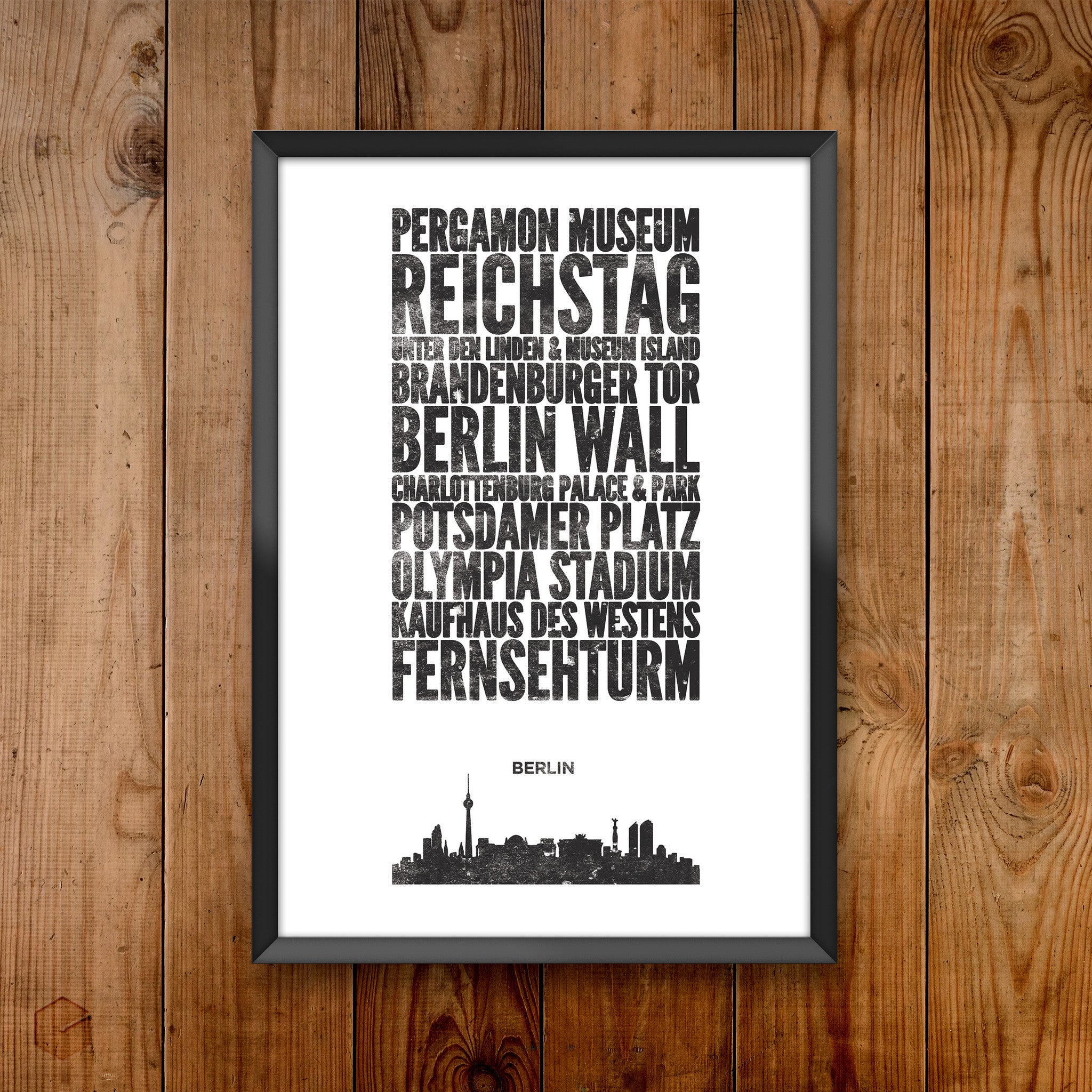 Berlin City Print