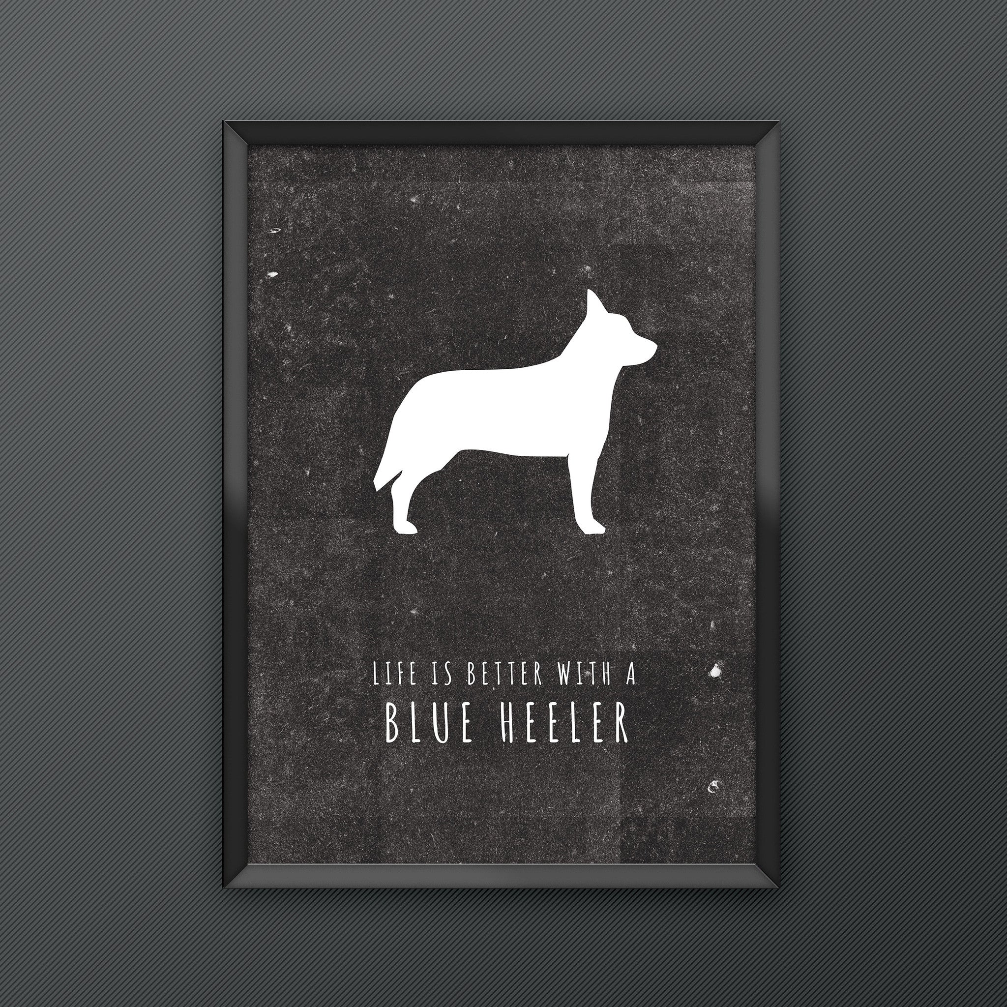 Blue Heeler Dog Print