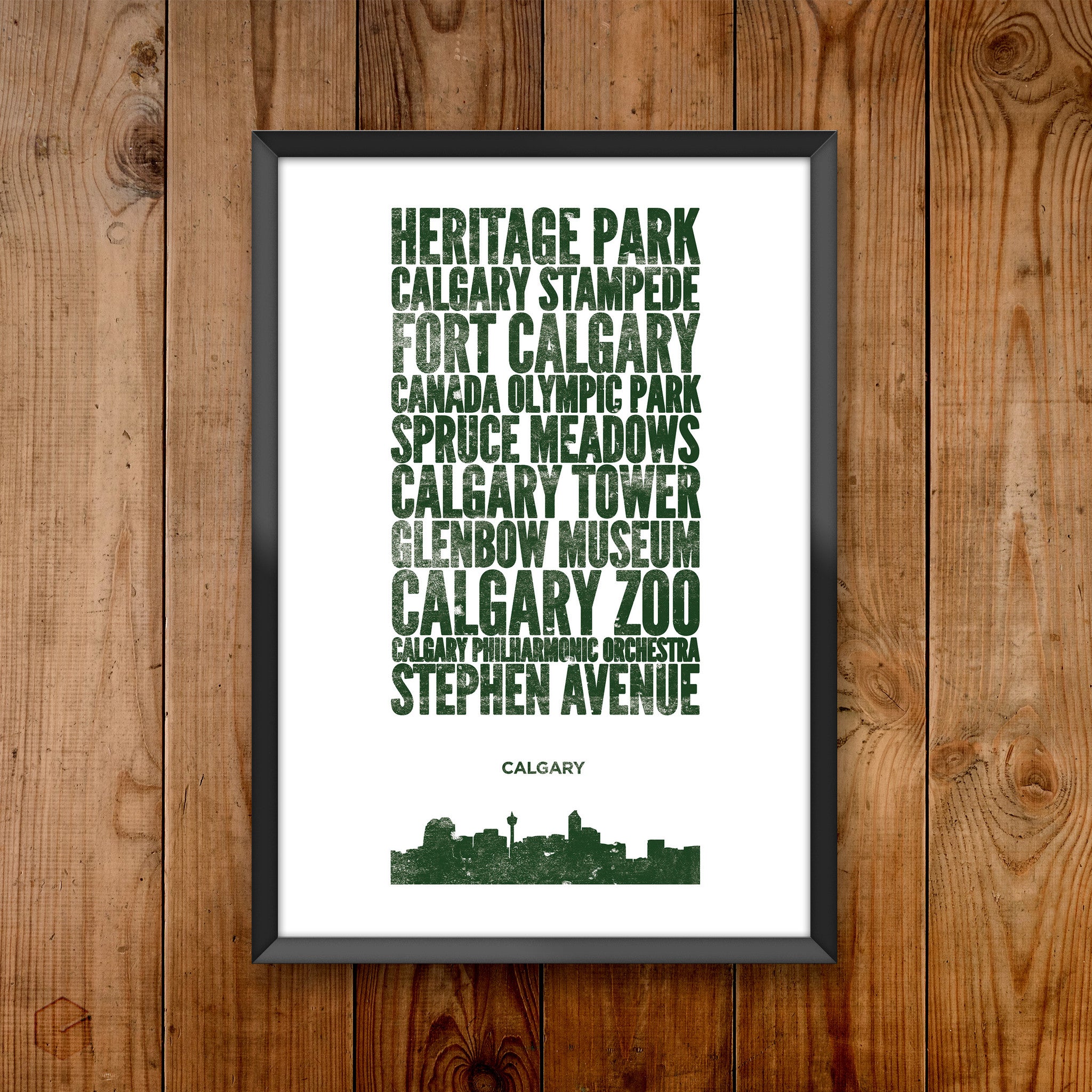 Calgary City Print