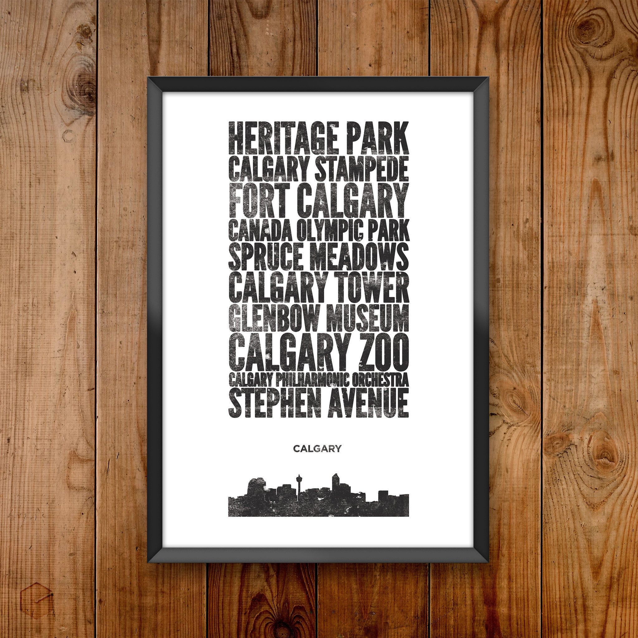 Calgary City Print