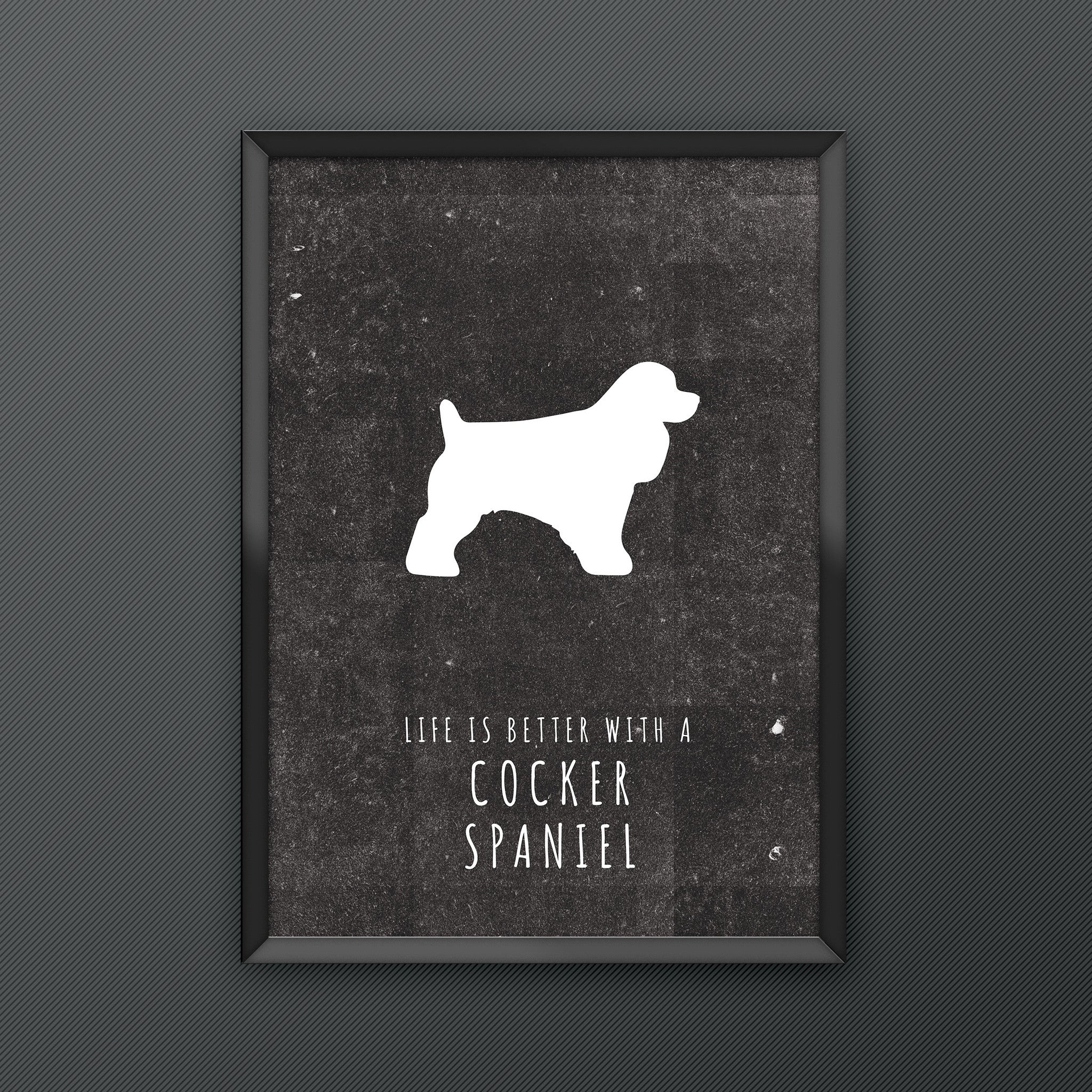 Cocker Spaniel Dog Print