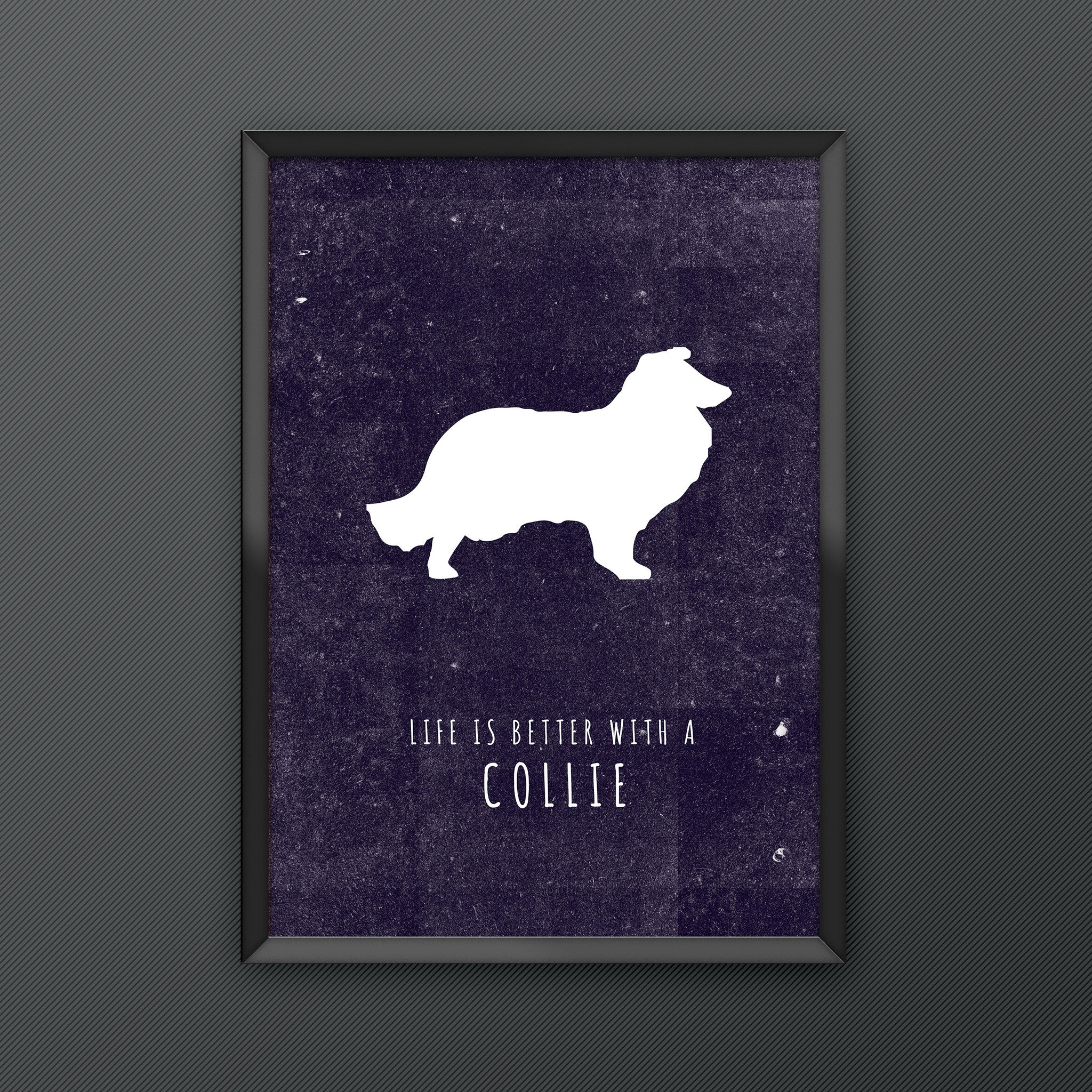 Collie Dog Print