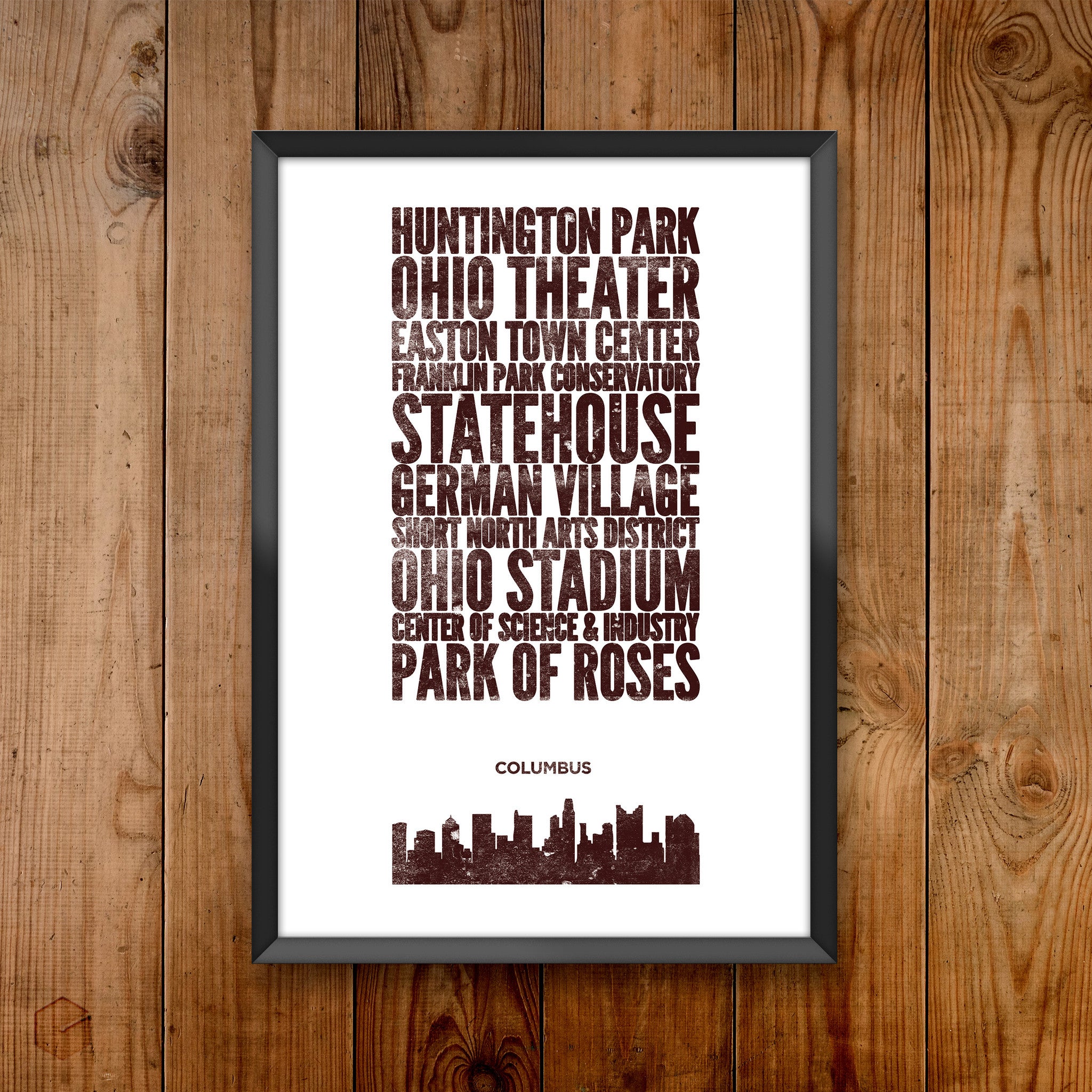 Columbus City Print