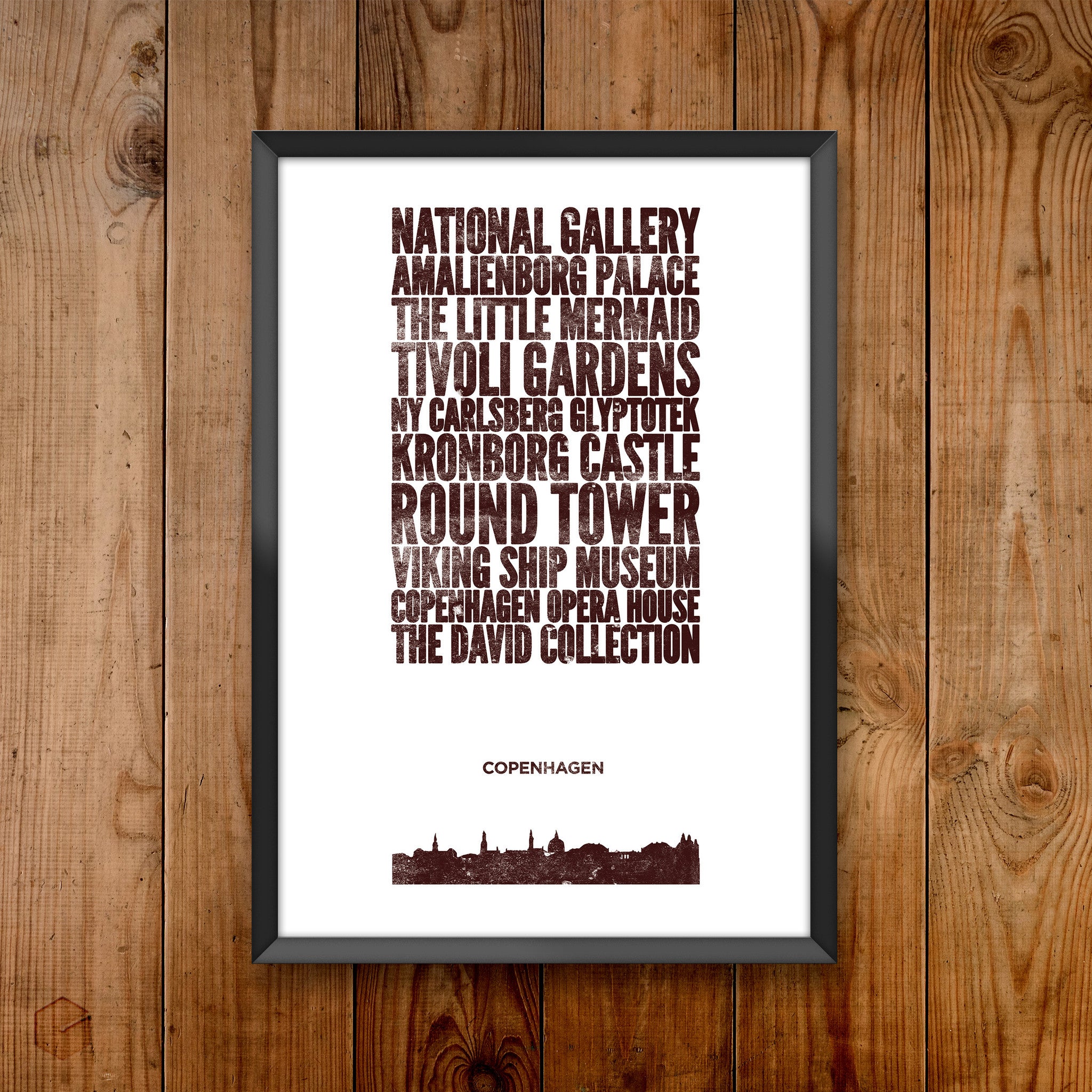 Copenhagen City Print