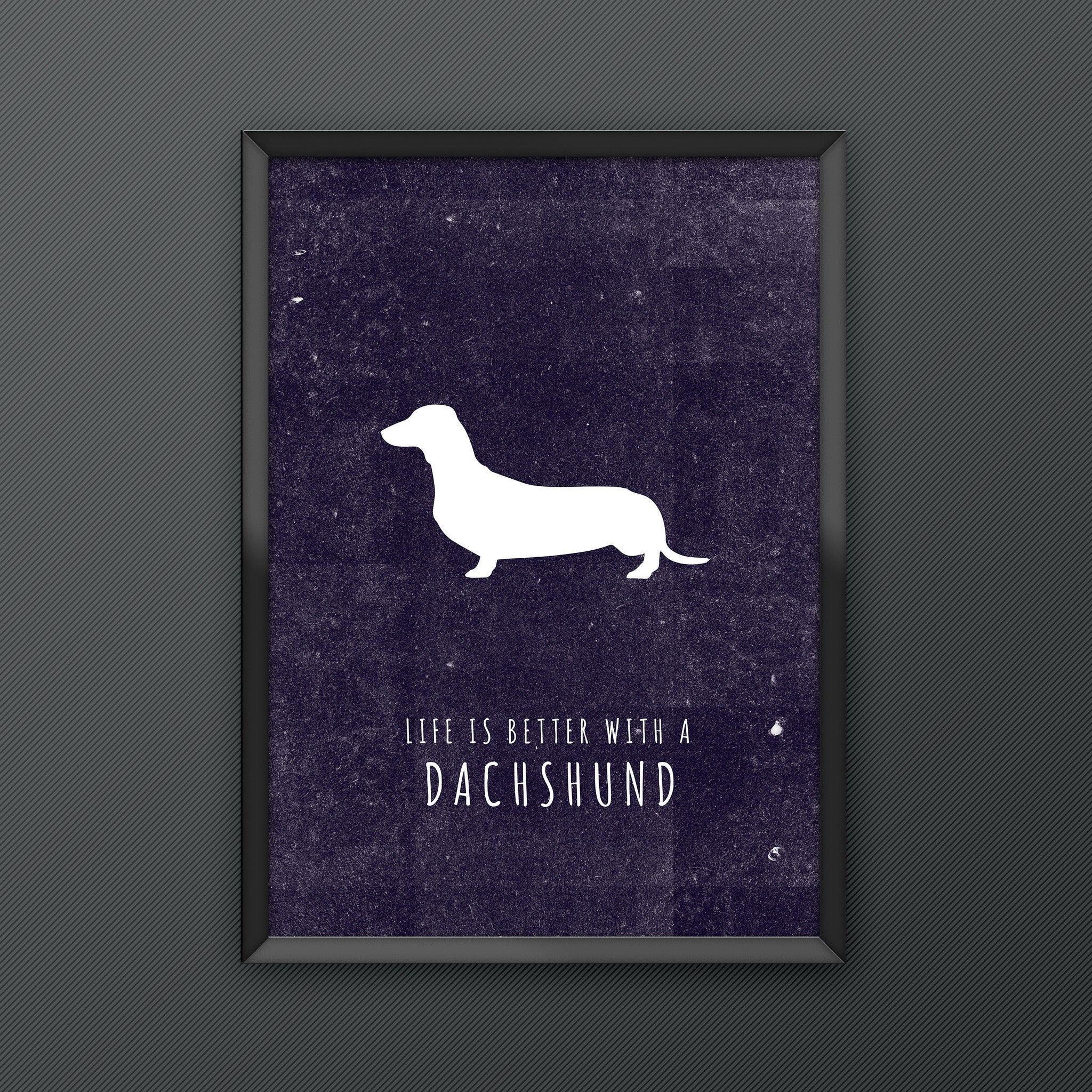 Dachshund Dog Print