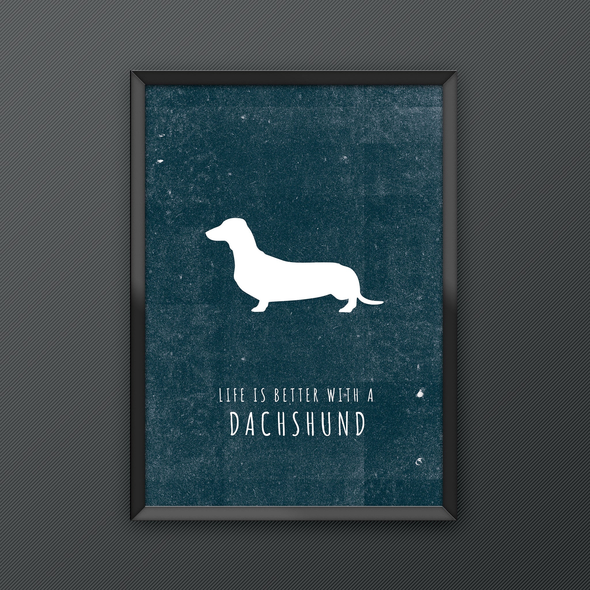 Dachshund Dog Print