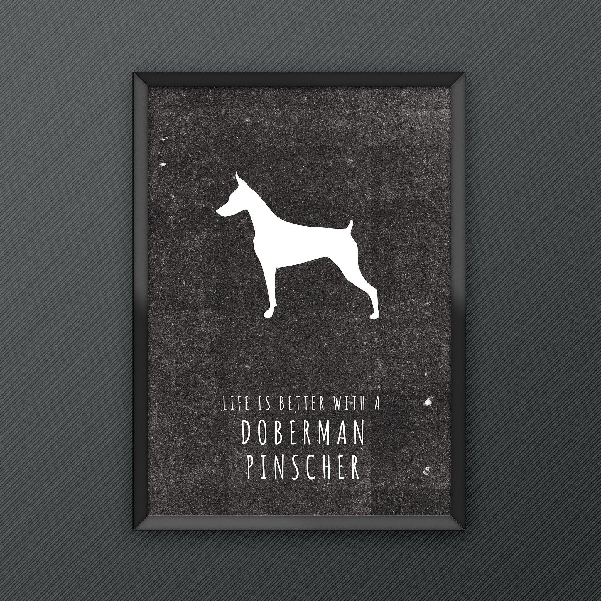 Doberman Pinscher Dog Print