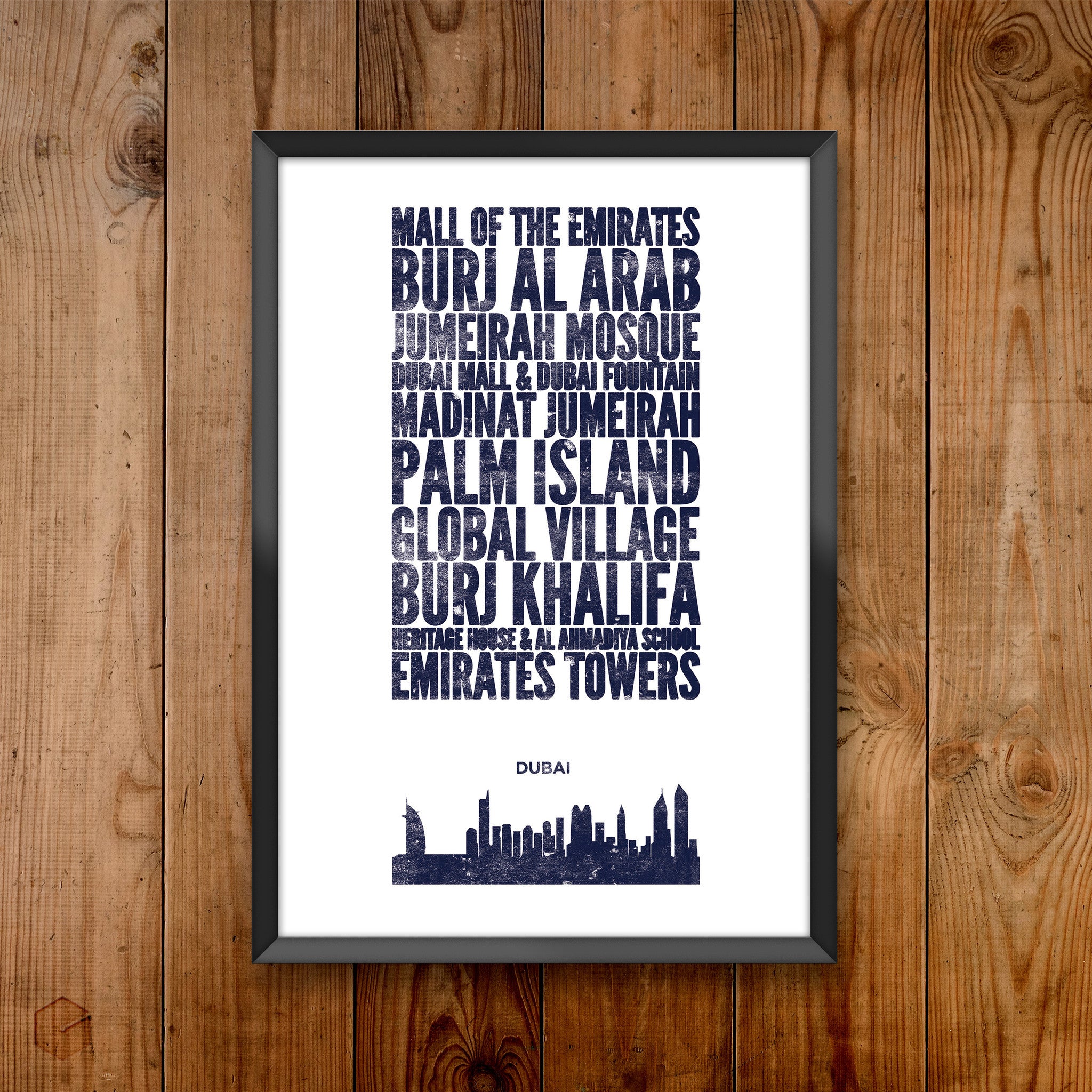 Dubai City Print