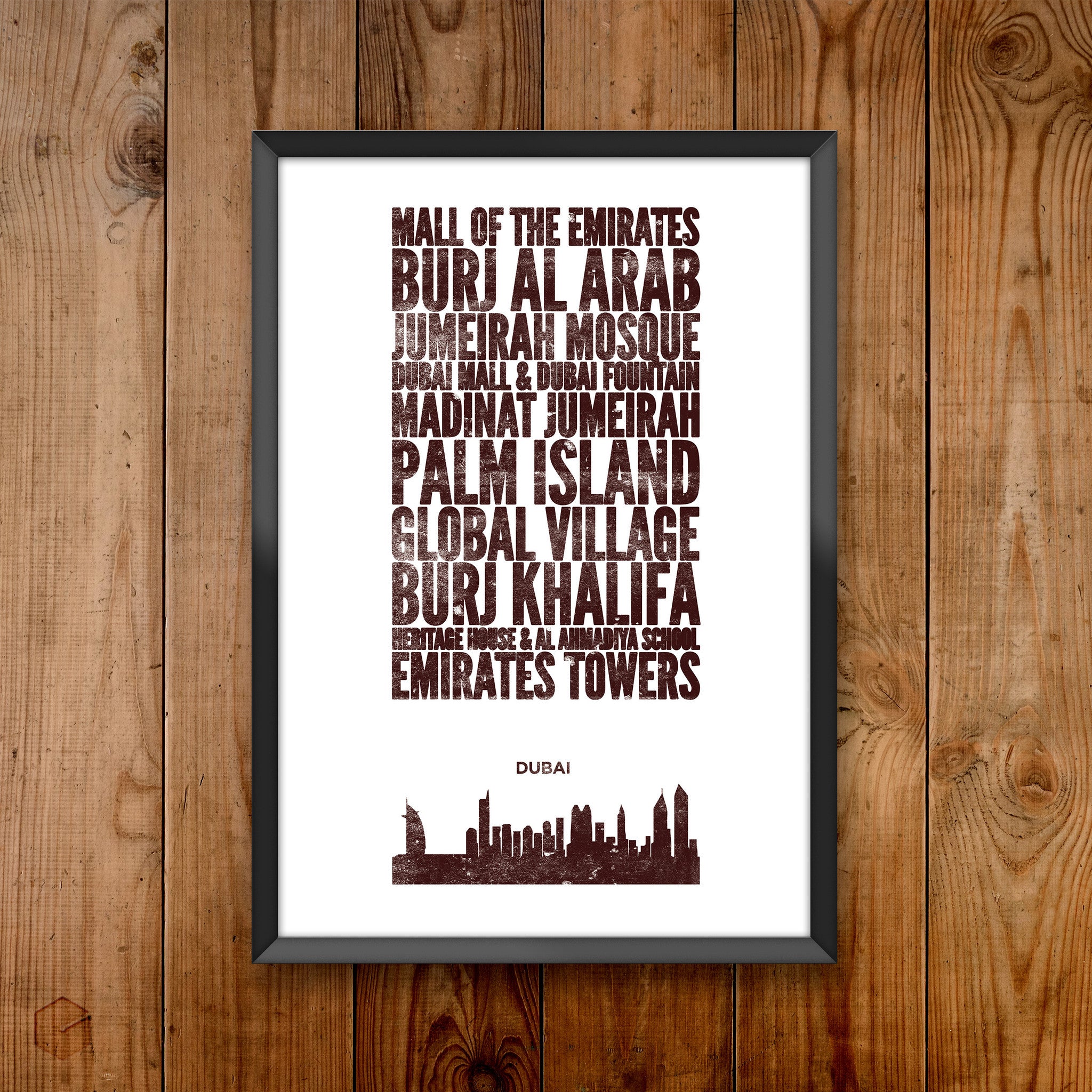 Dubai City Print