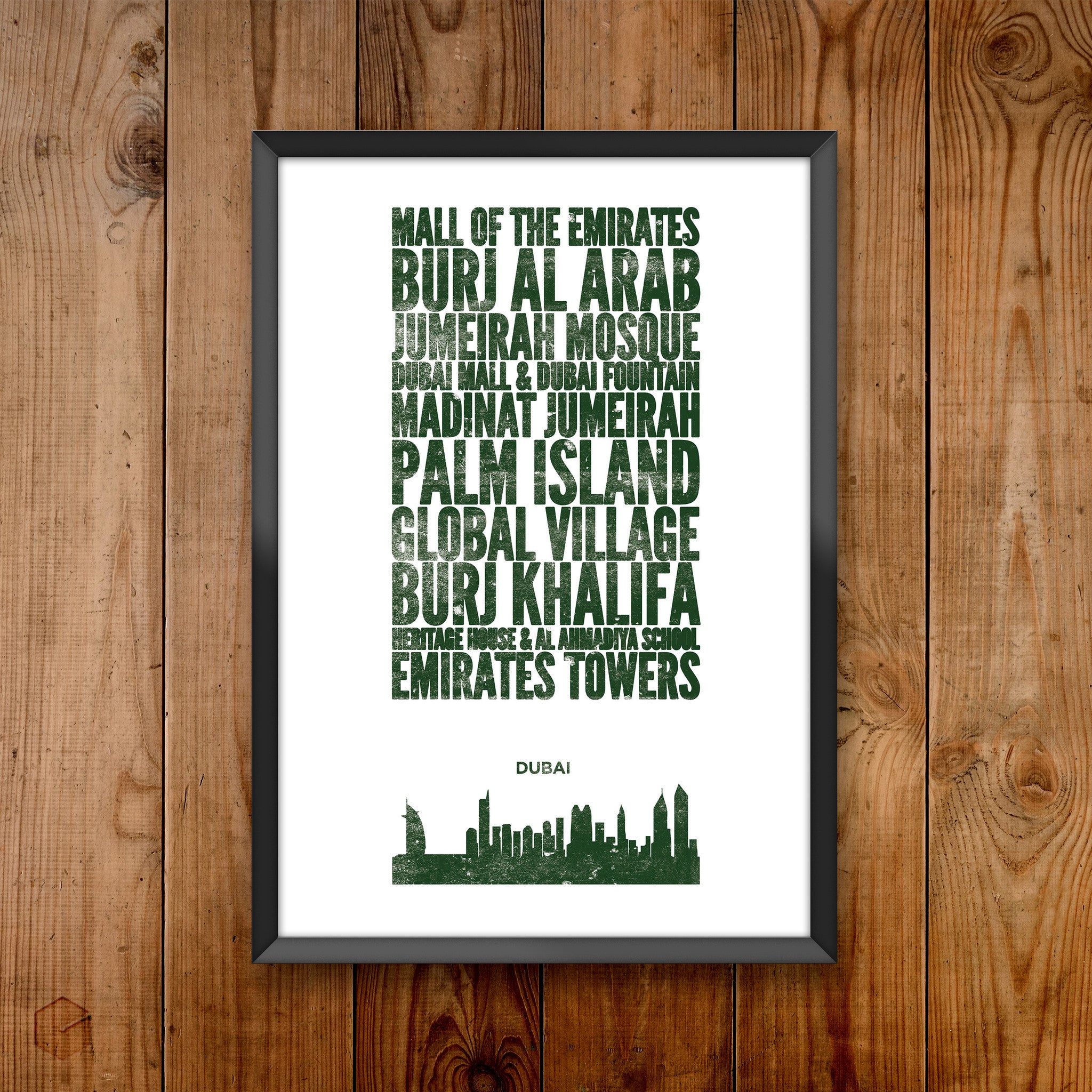 Dubai City Print