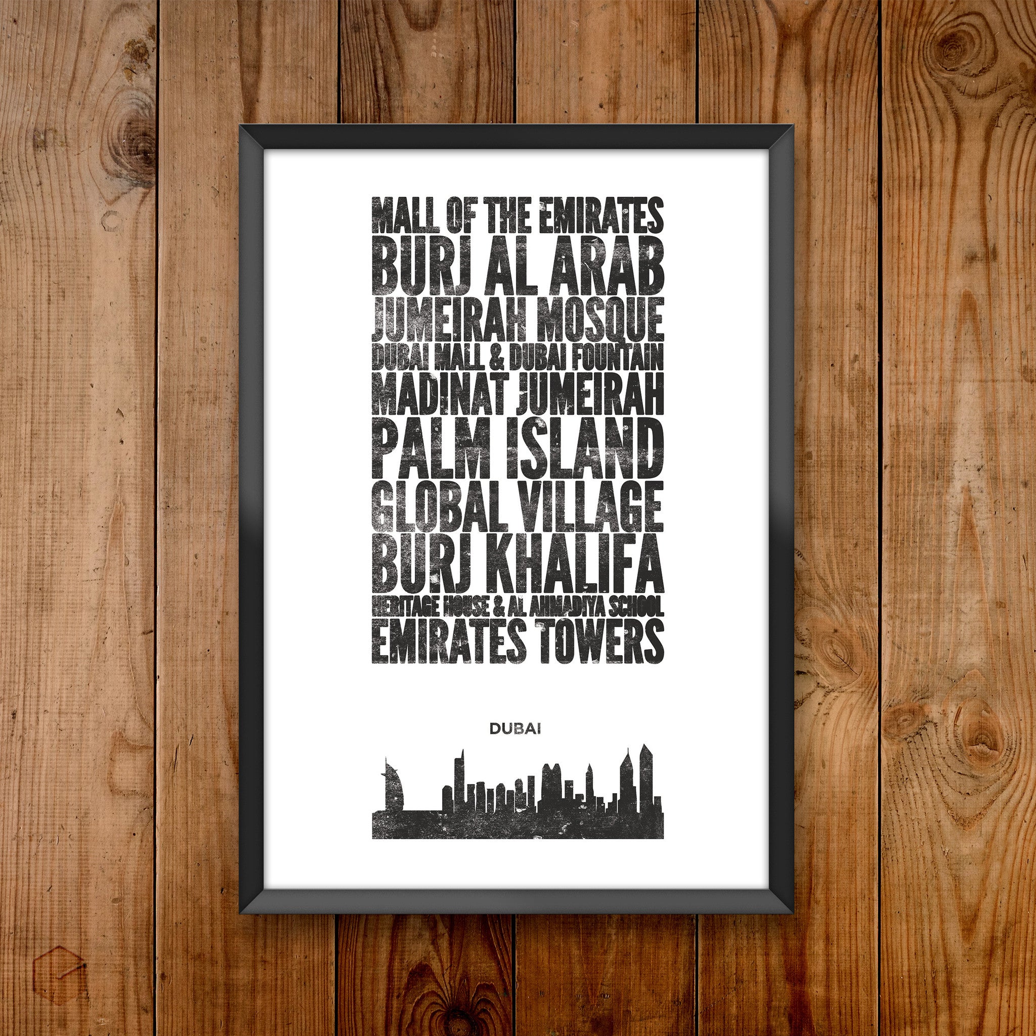 Dubai City Print