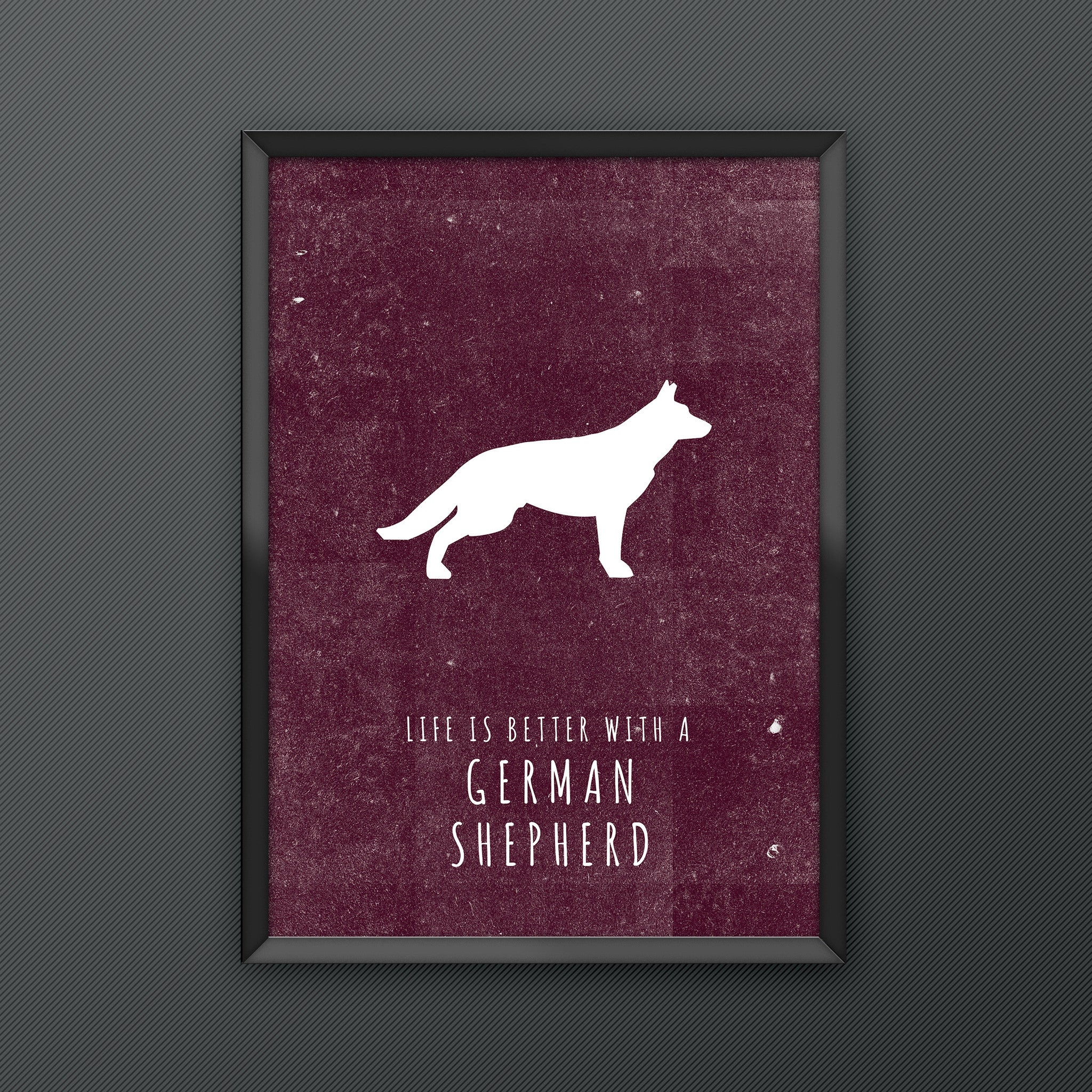 German Shepherd Dog Print
