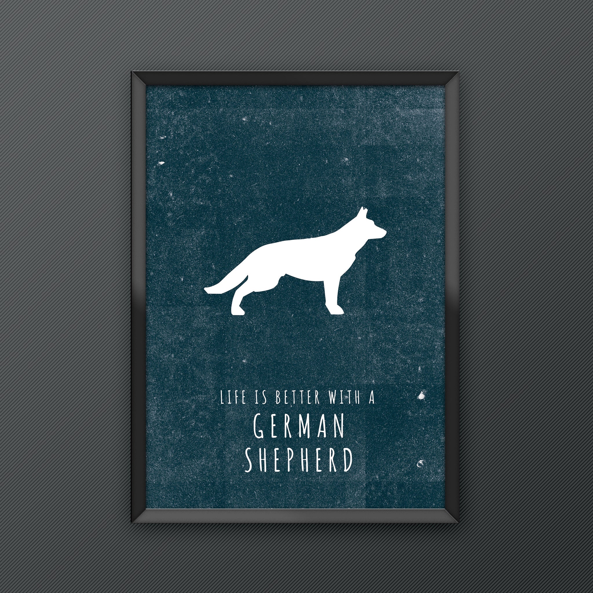 German Shepherd Dog Print