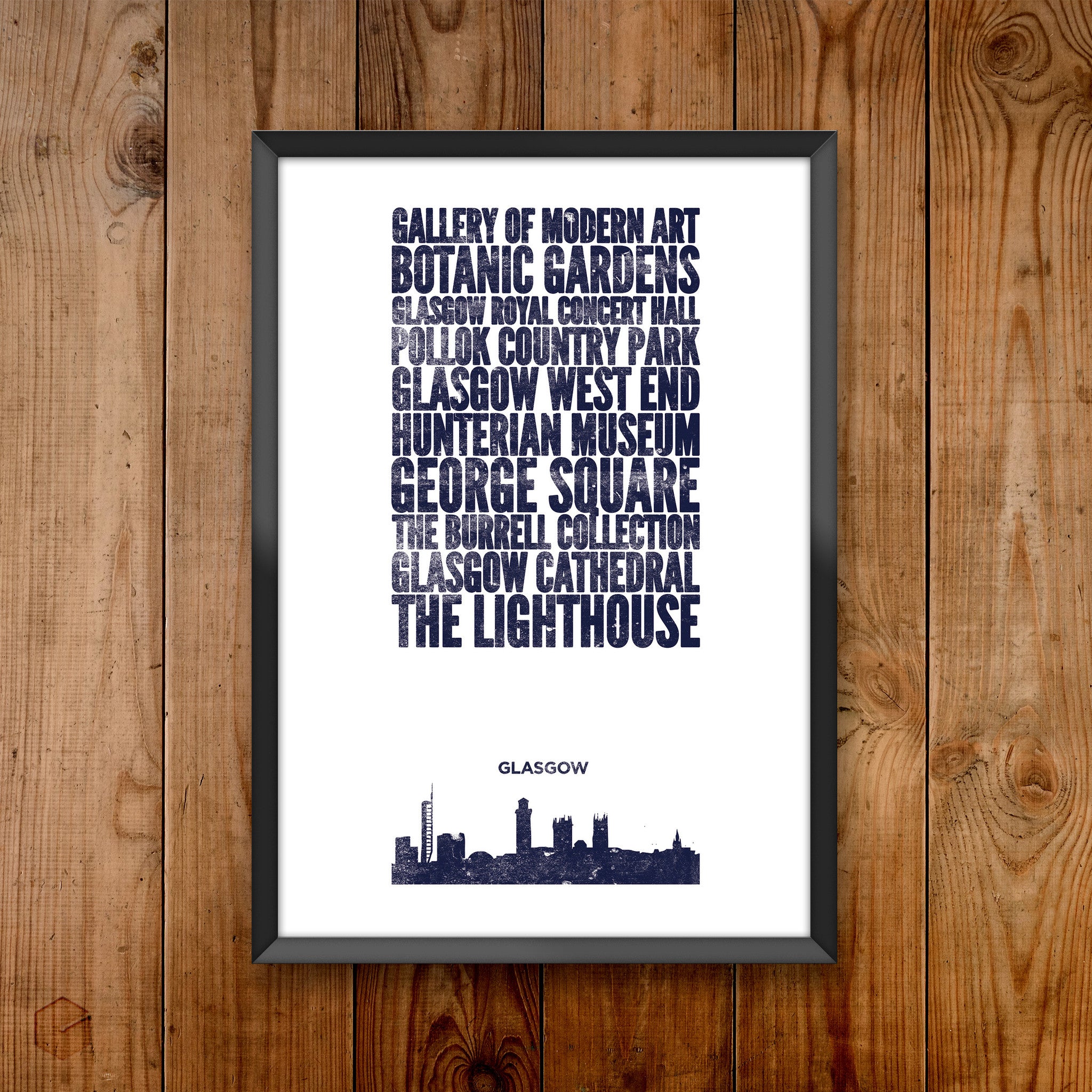 Glasgow City Print