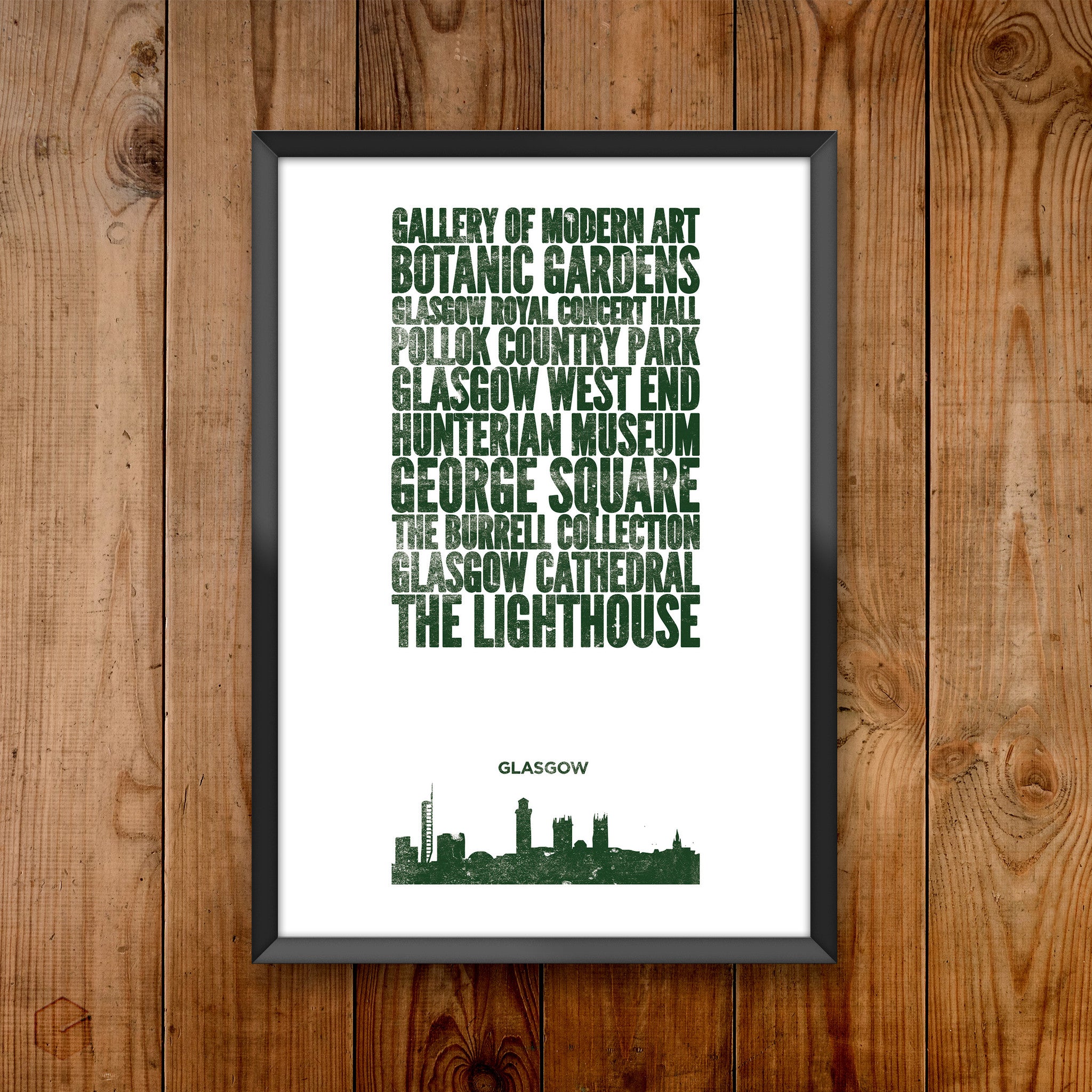 Glasgow City Print