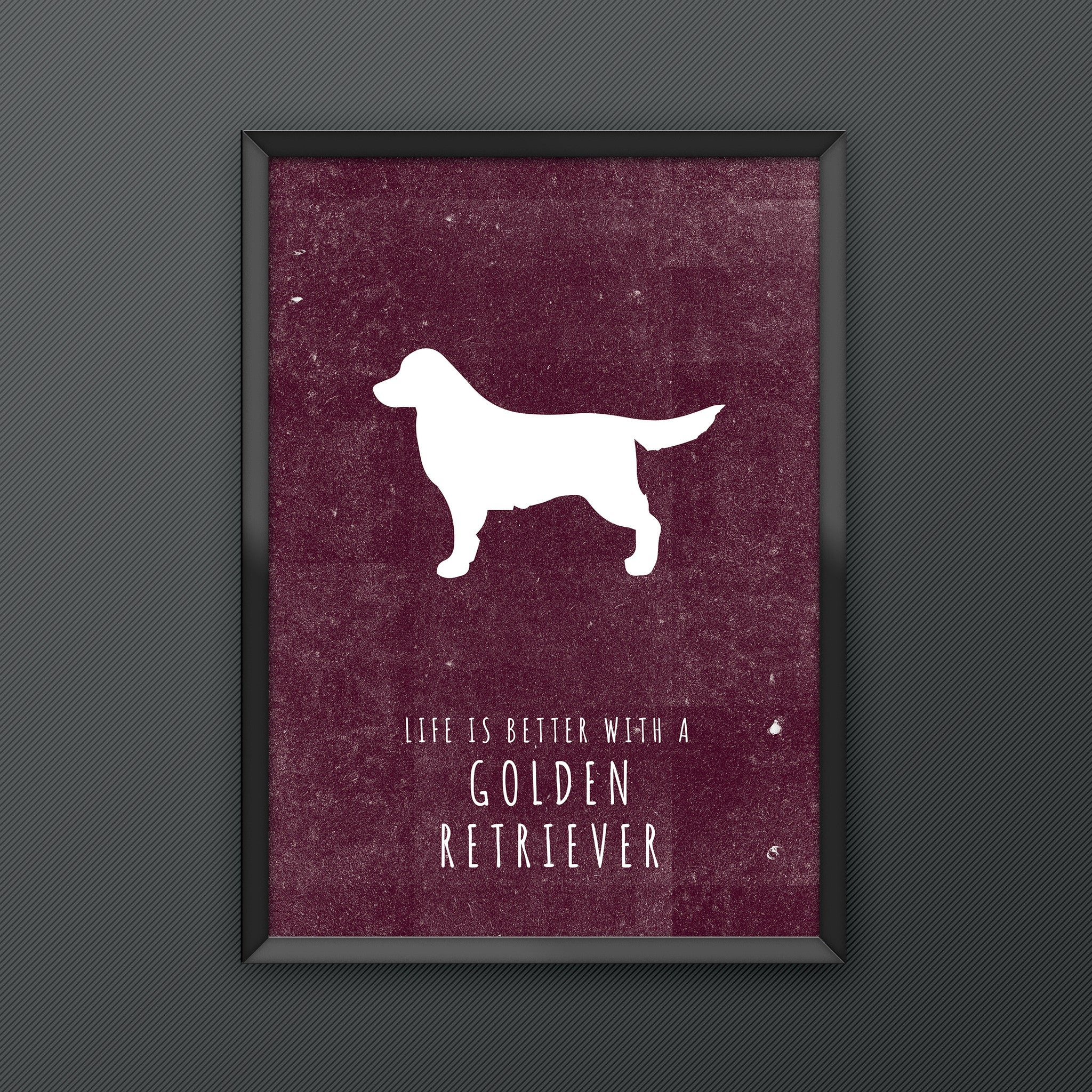 Golden Retriever Dog Print