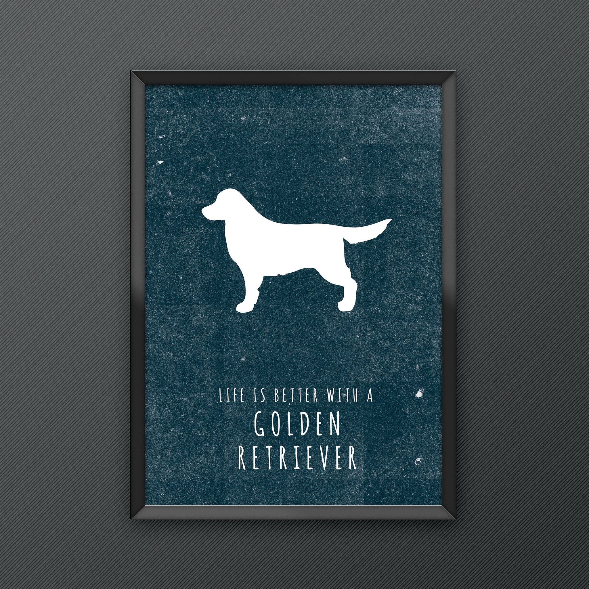 Golden Retriever Dog Print