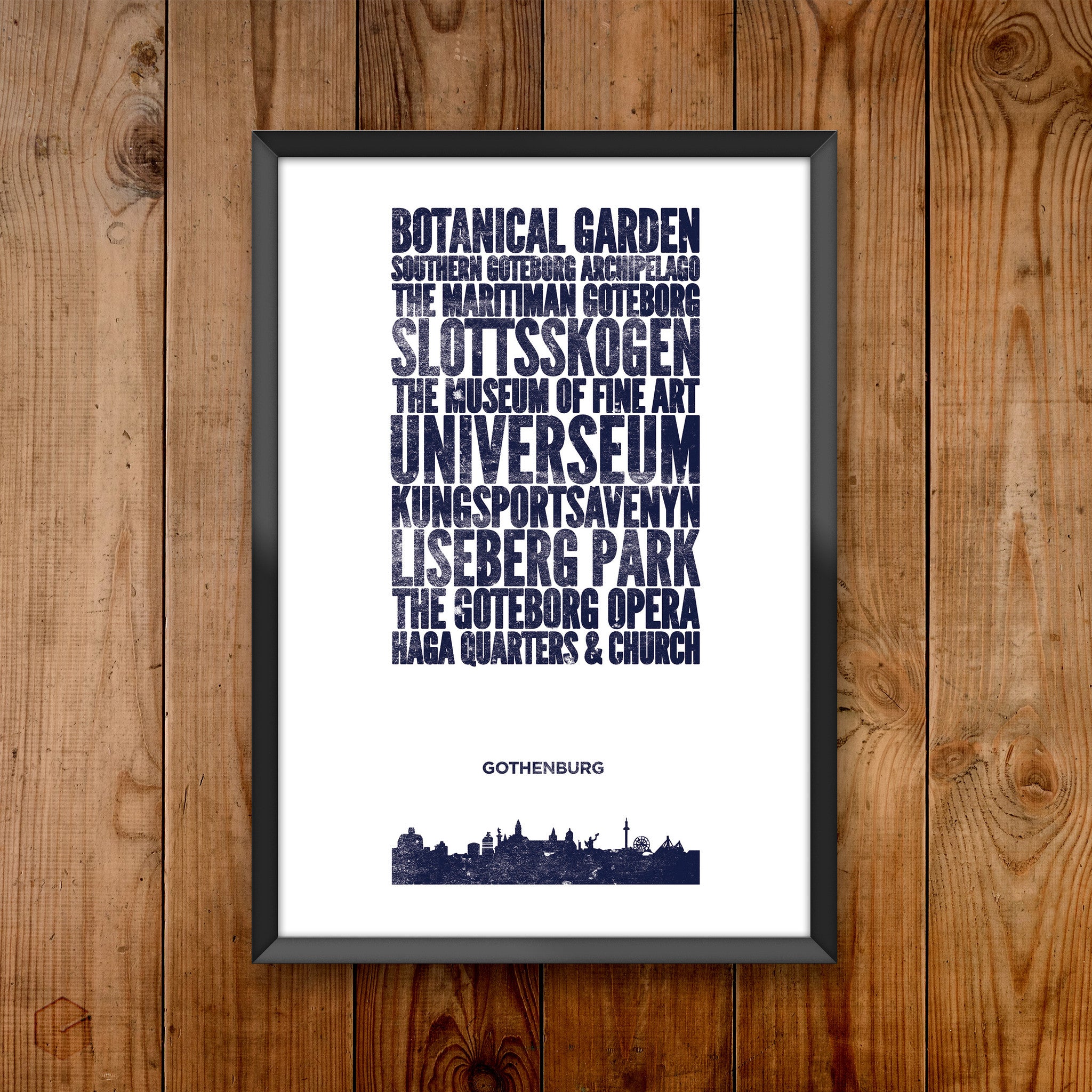 Gothenburg City Print