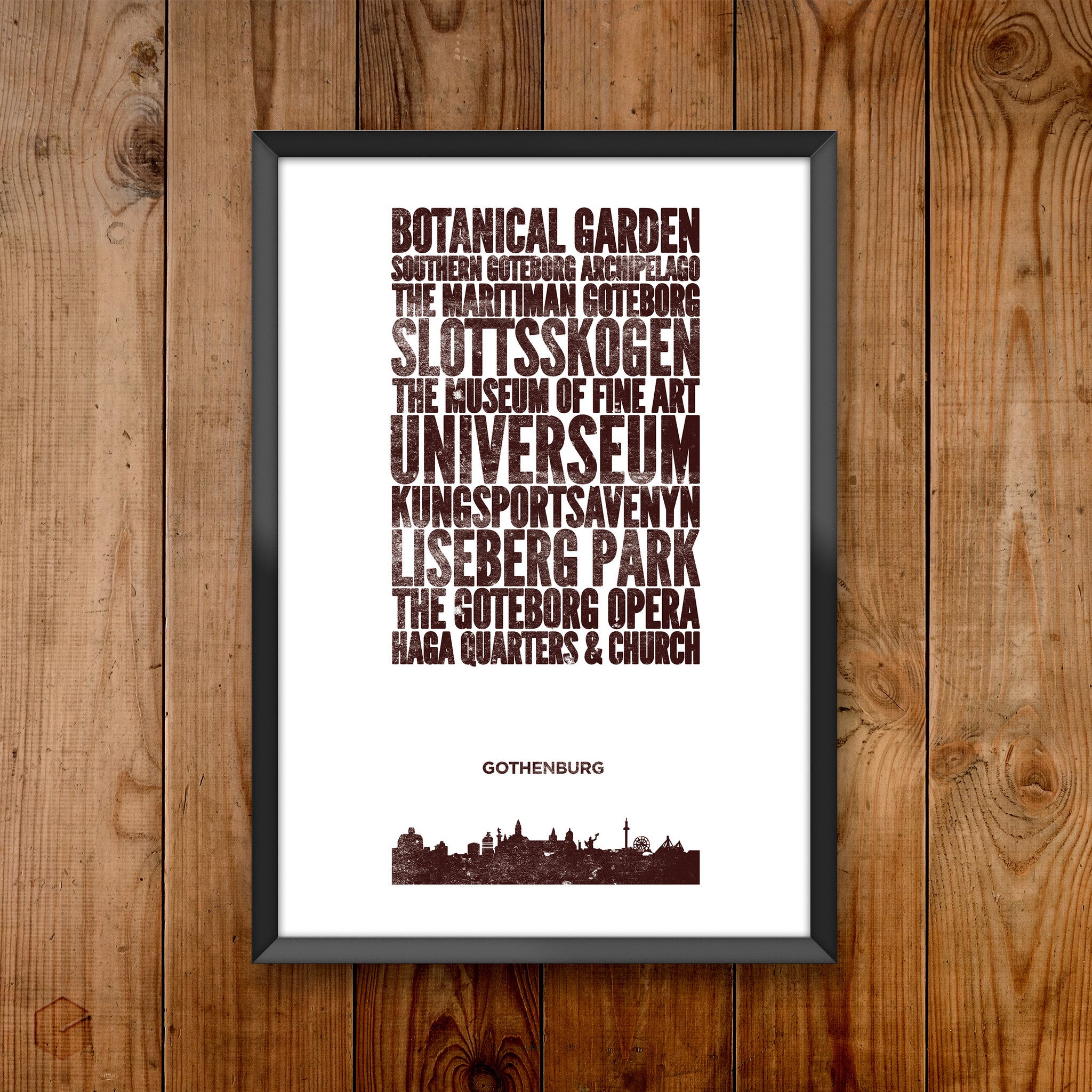 Gothenburg City Print