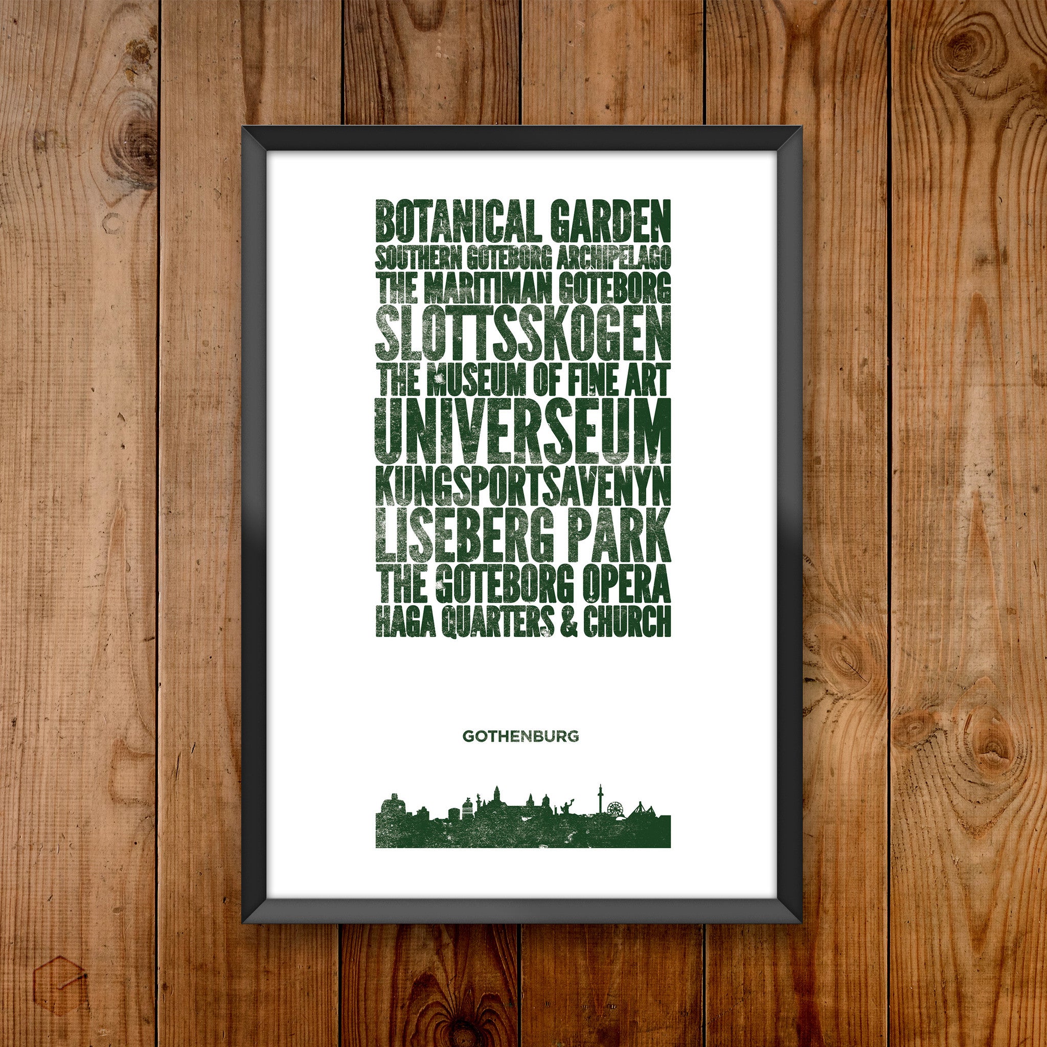 Gothenburg City Print