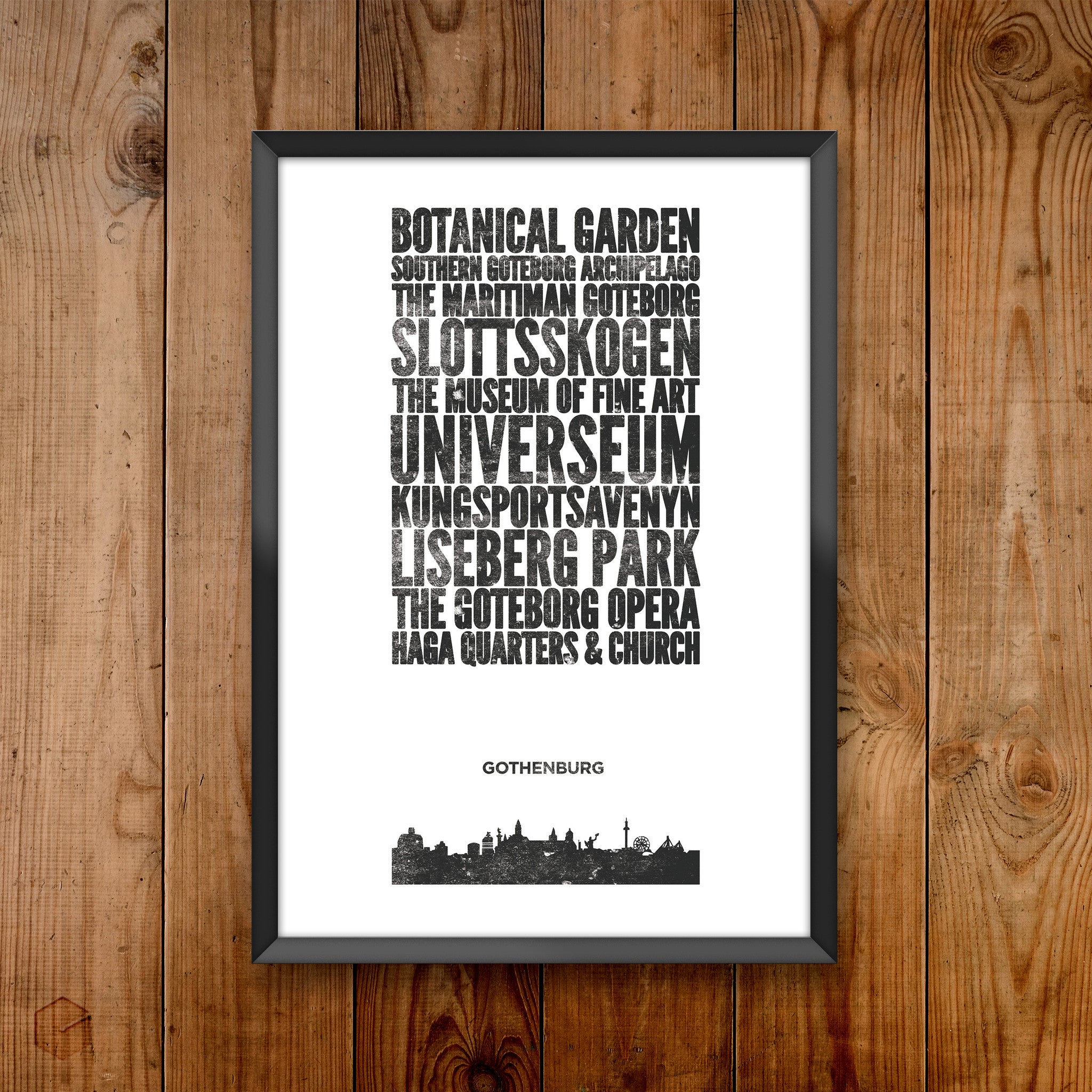 Gothenburg City Print