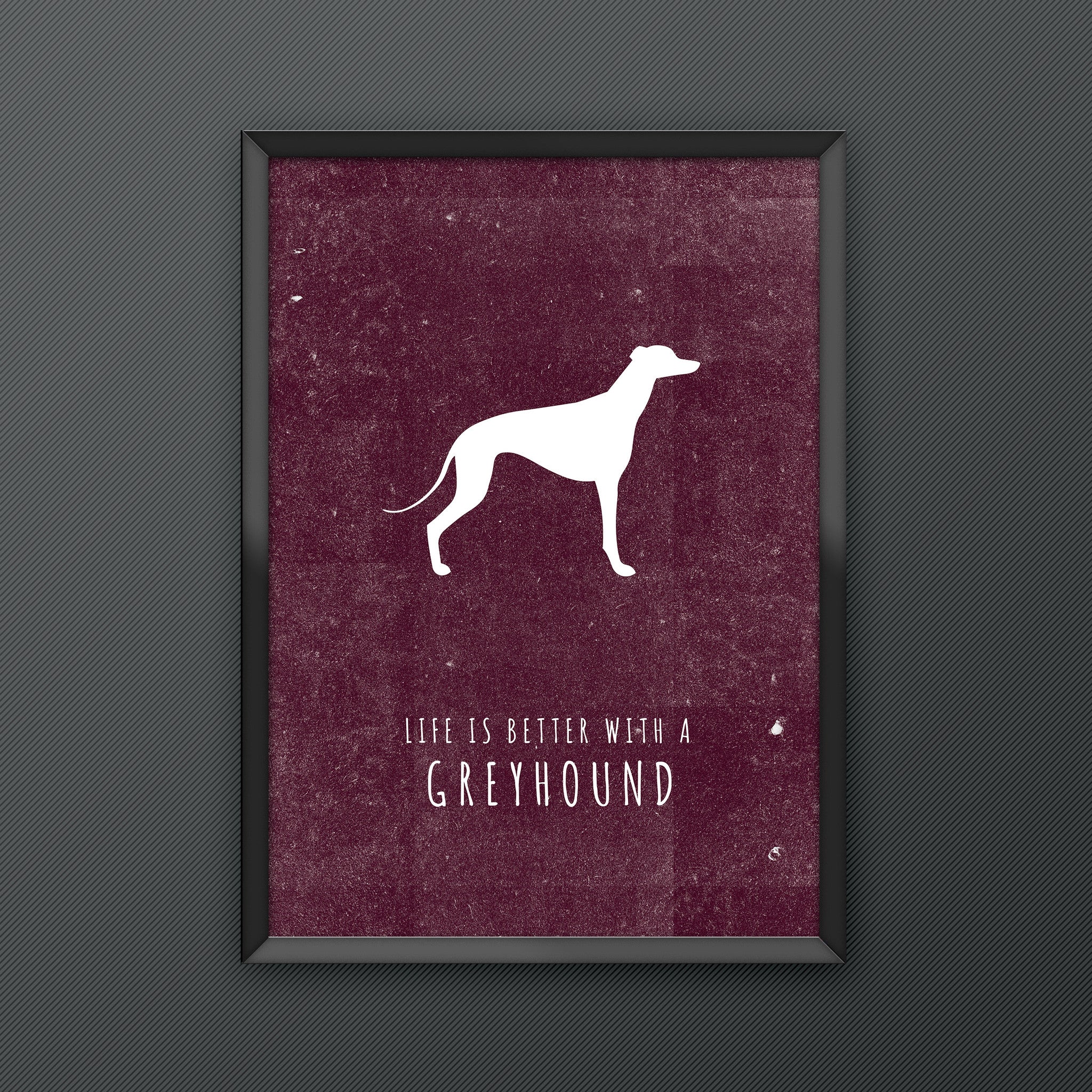 Greyhound Dog Print