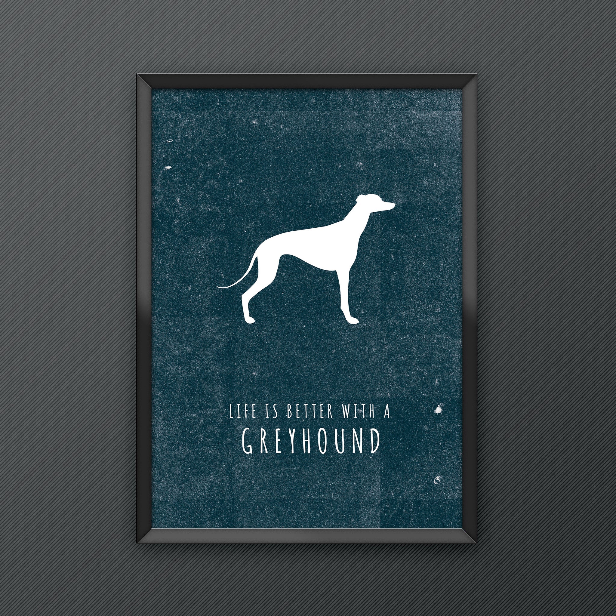 Greyhound Dog Print