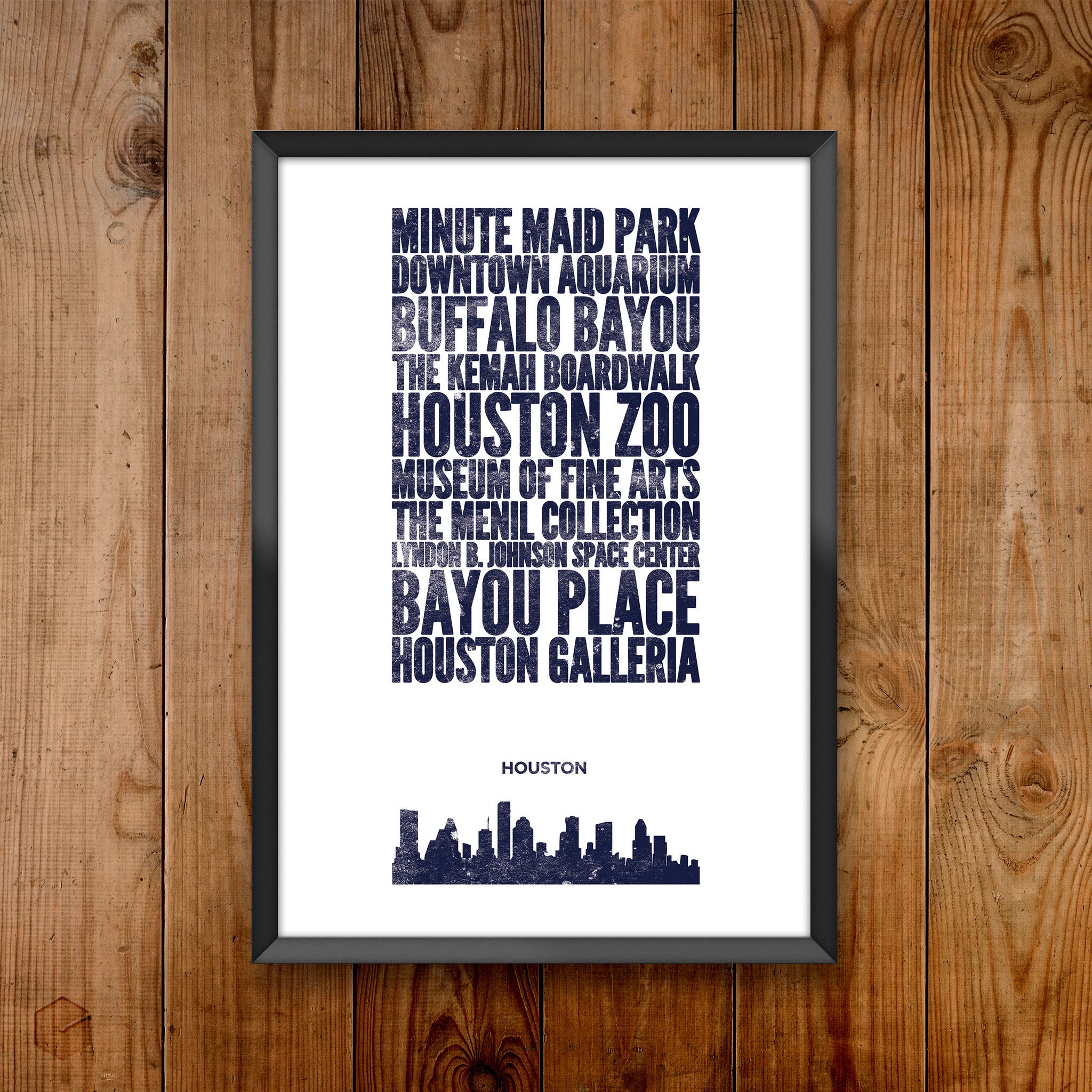Houston City Print