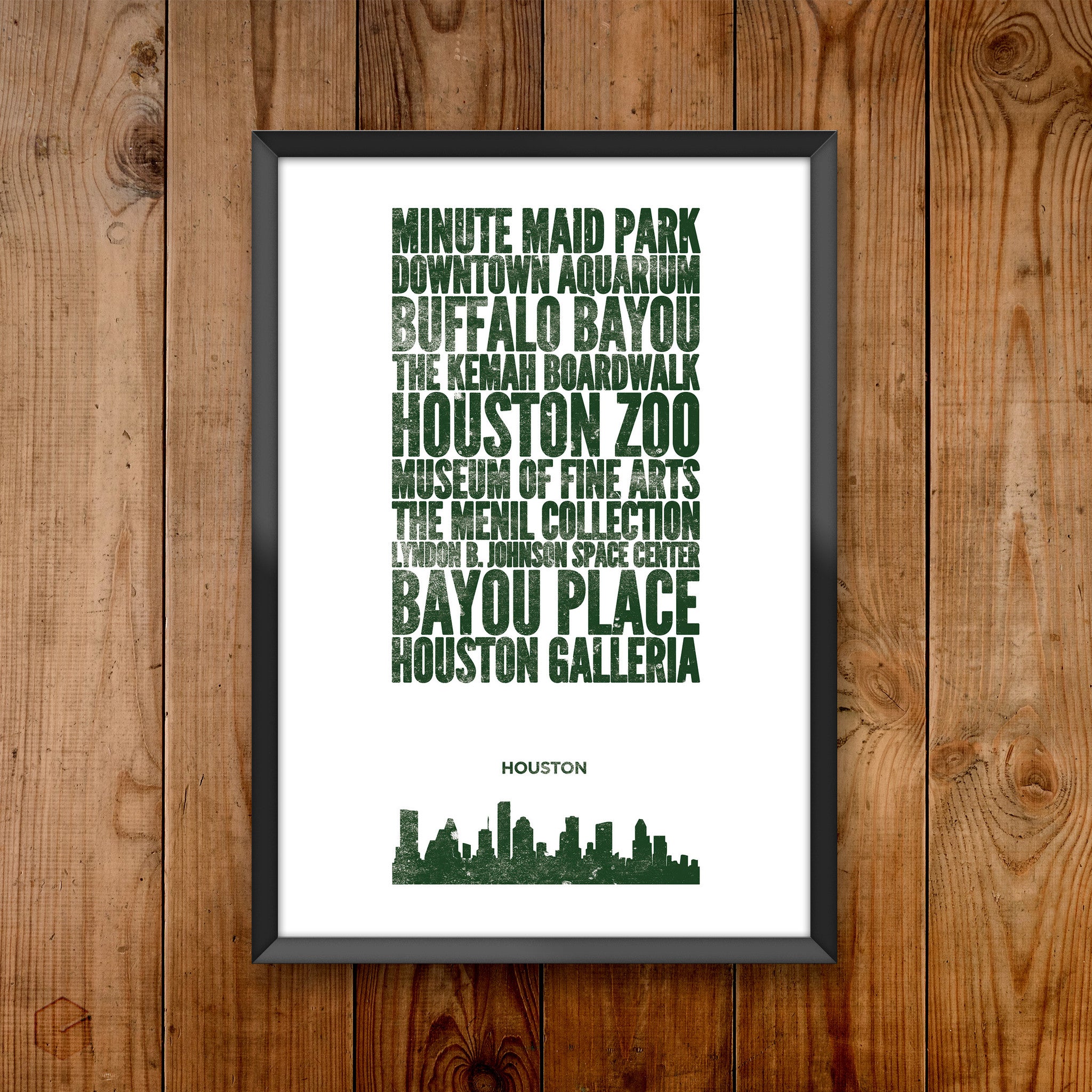 Houston City Print